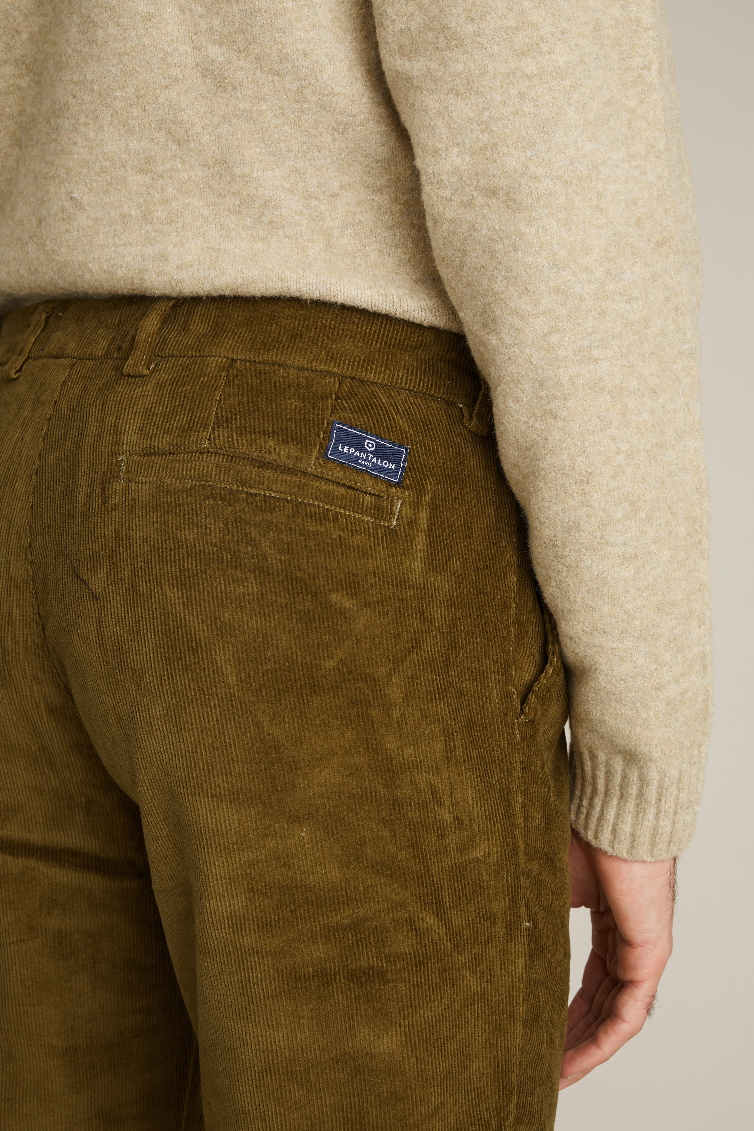 le-pantalon-chino-velours-bronze-pantalon-homme-coton-chaud image 3