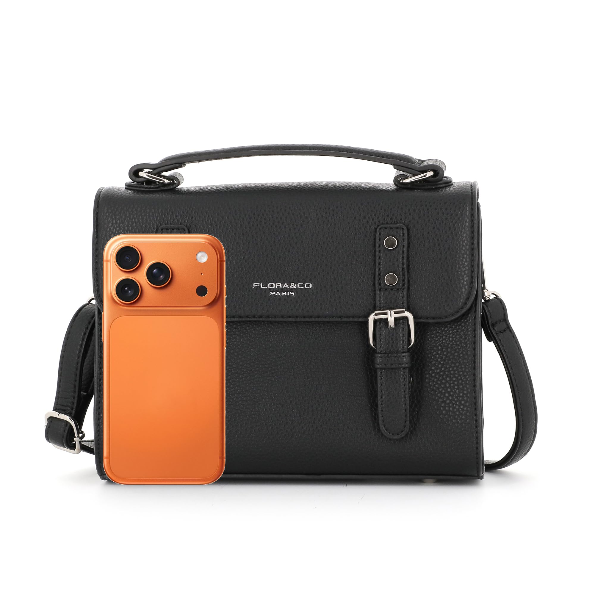 flora-co-sacs-bandouli-res-cartable-femme-noir-grain image 4