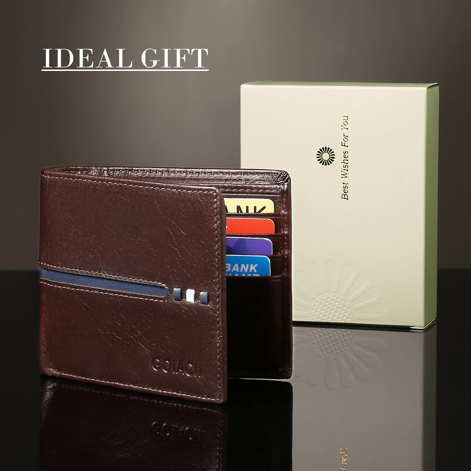 gaekeao-card-holder-wallet-portefeuille-homme-cuir-rfid-11-cartes image 6