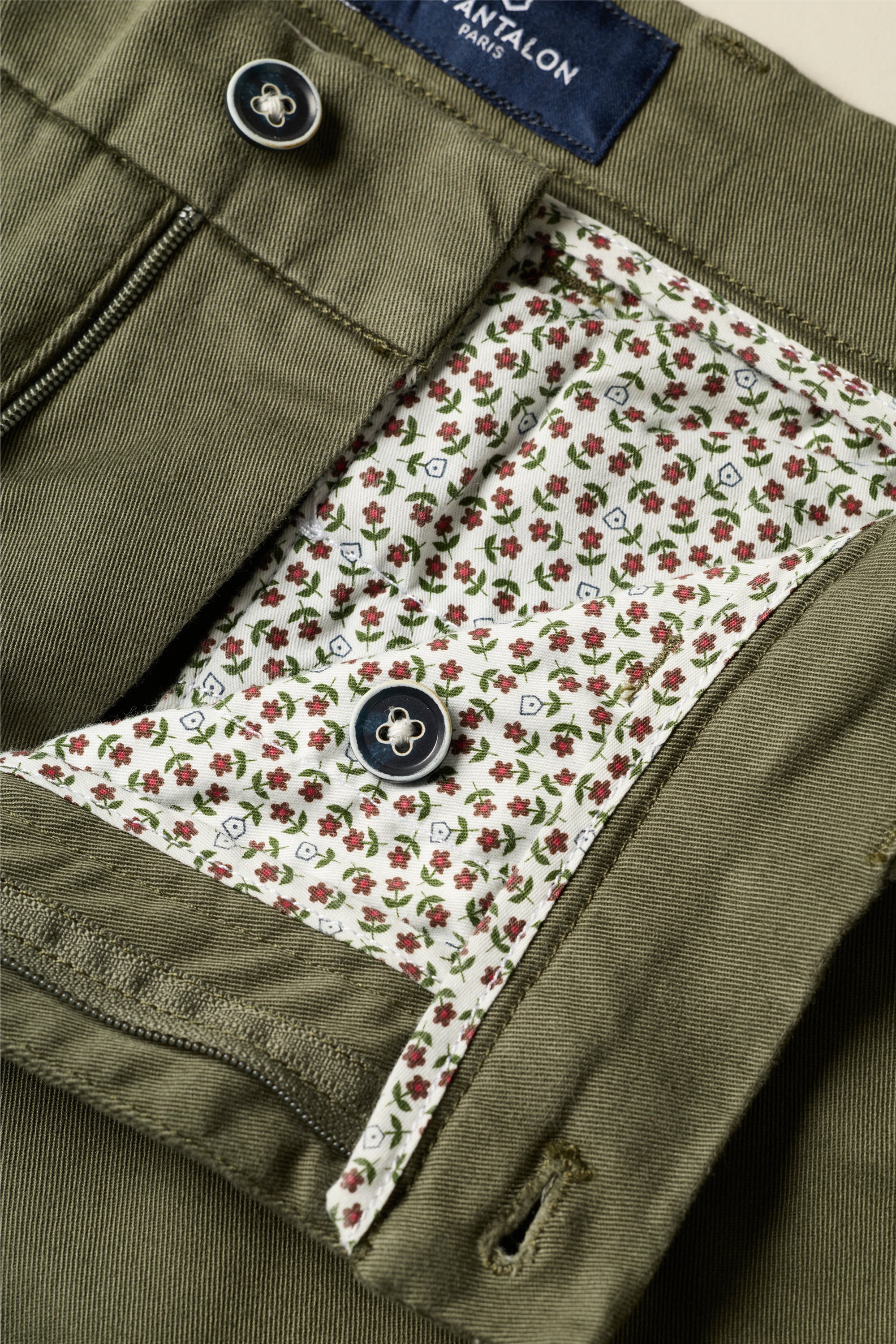 le-pantalon-chino-easy-kaki-pantalon-chino-coton-semi-slim image 6