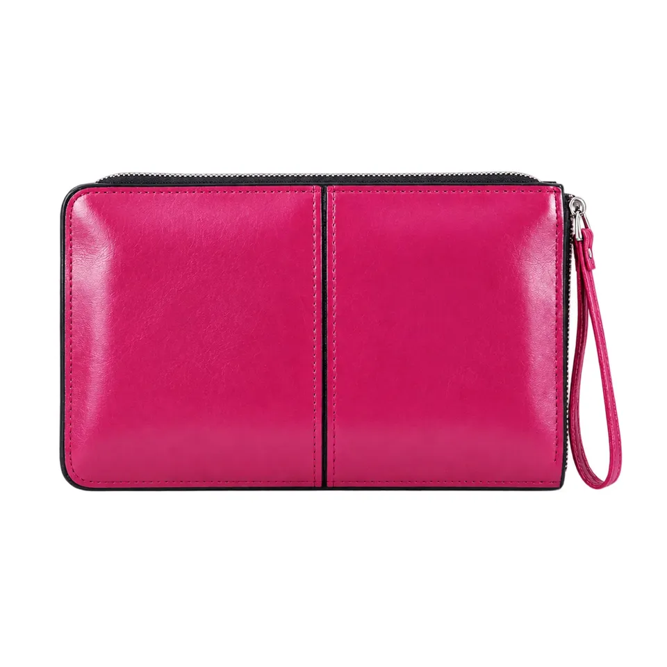 adistylinno-women-s-wallet-portefeuille-long-rose-dragonne image 1
