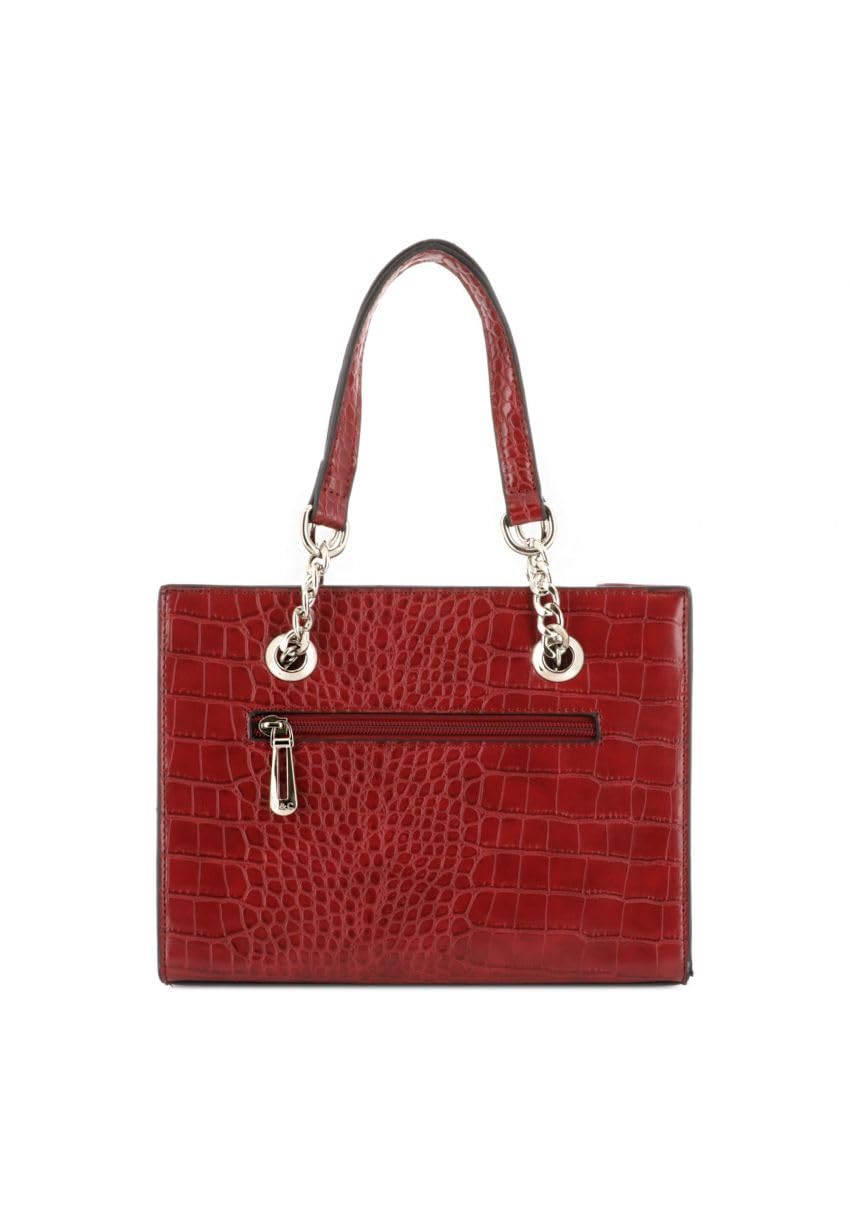 flora-co-sacs-main-bandouli-re-cha-ne-croco-rouge-sac-effet image 3