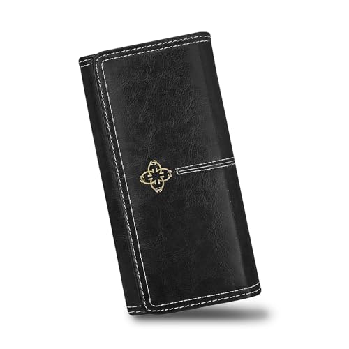 adistylinno-women-s-wallet-portefeuille-long-noir-grande-capacit image 8