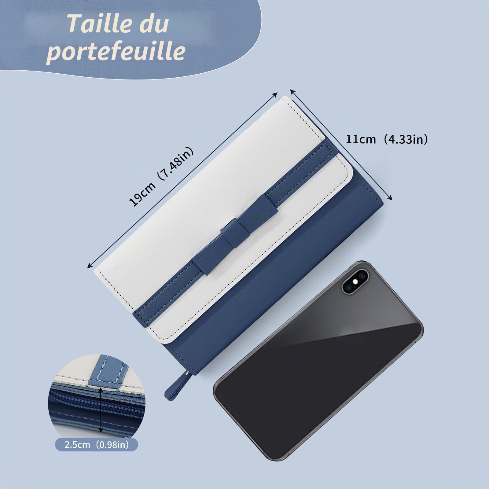 adistylinno-women-s-wallet-portefeuille-femme-long-n-ud-rose image 2