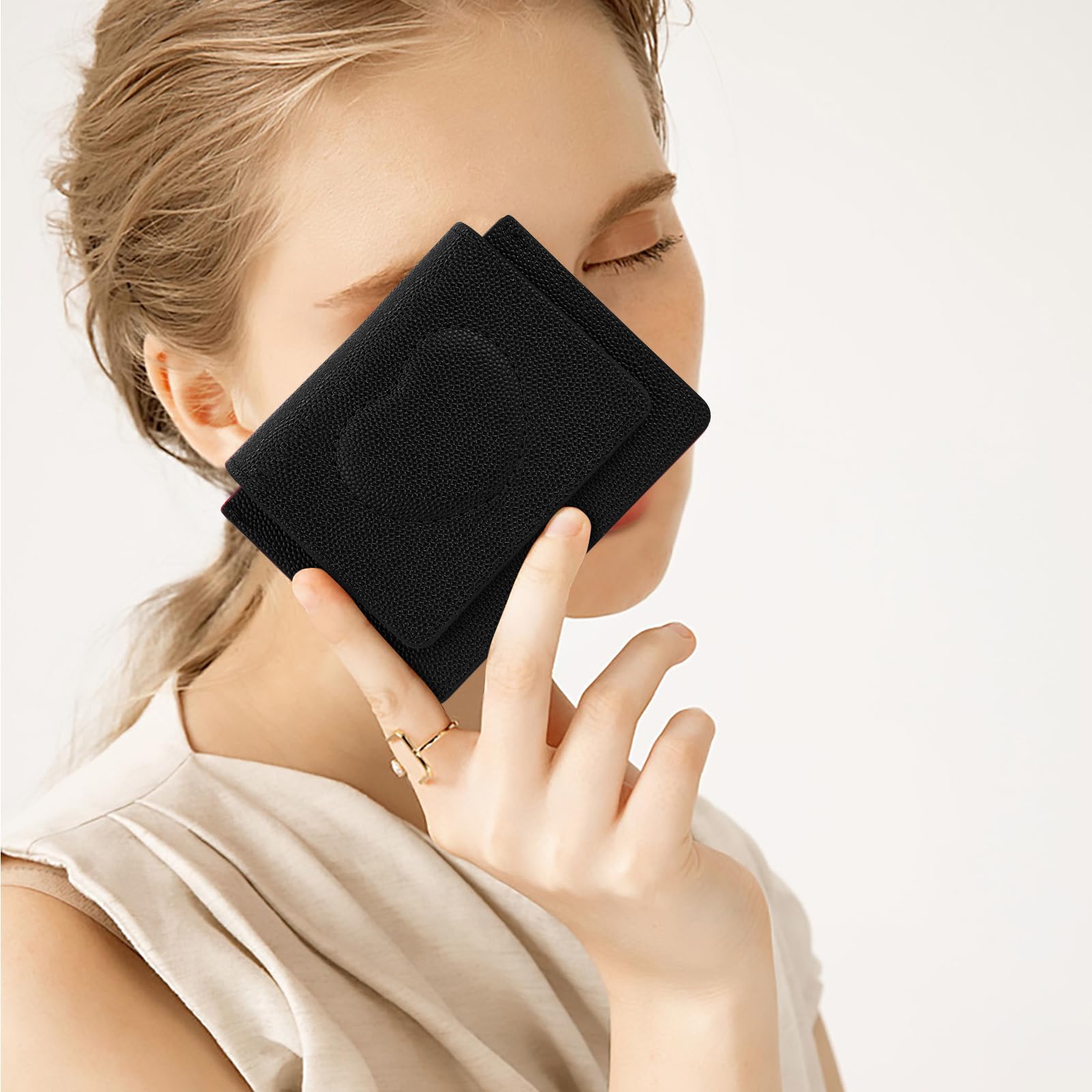 adistylinno-women-s-wallet-mini-portefeuille-femme-noir-coeur image 7