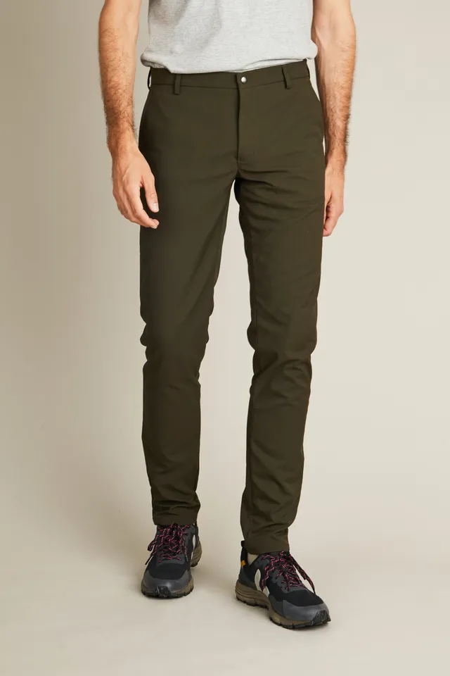 le-pantalon-chinos-homme-chino-technique-kaki-stretch image 1
