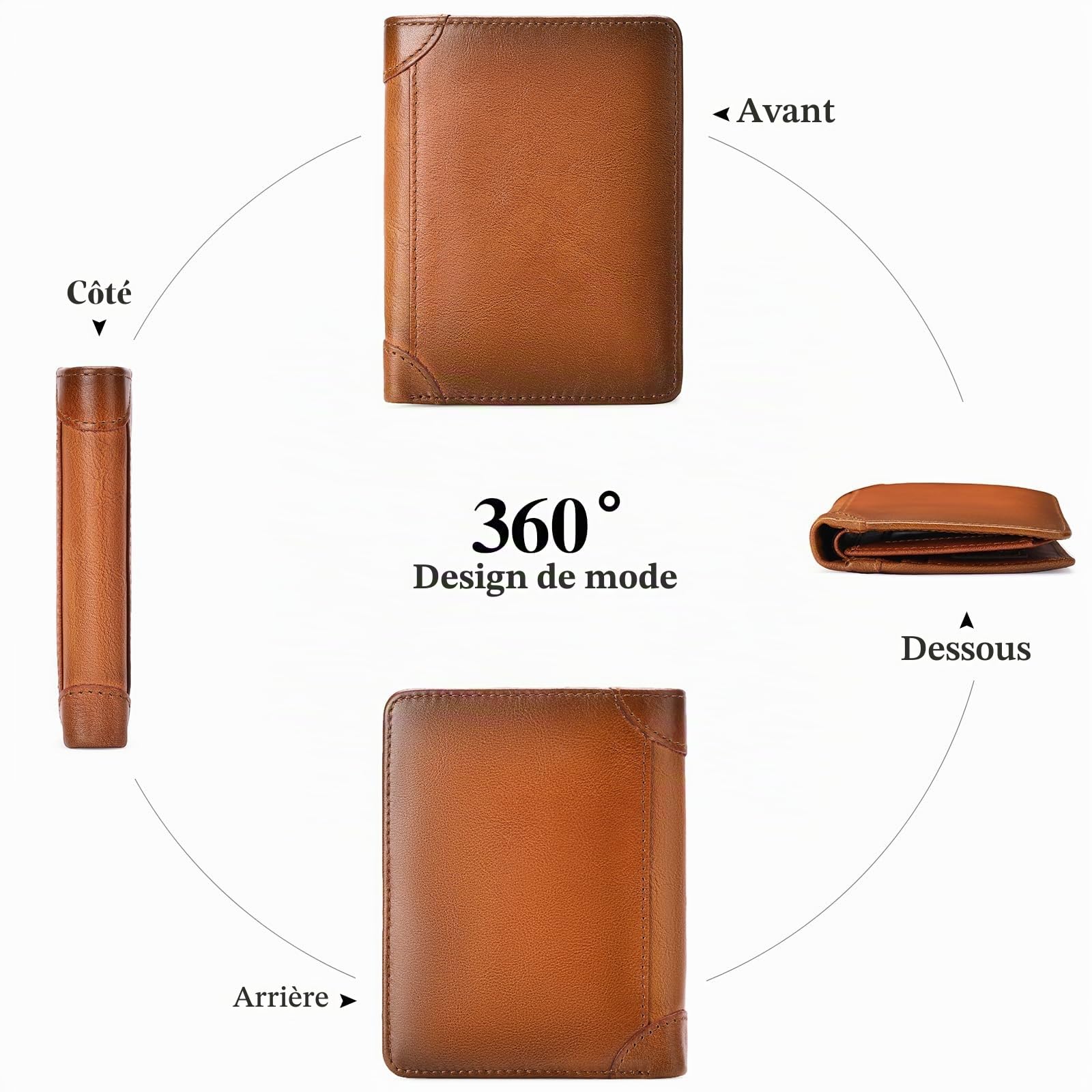 gaekeao-card-holder-wallet-portefeuille-homme-cuir-bleu-marine-rfid image 5