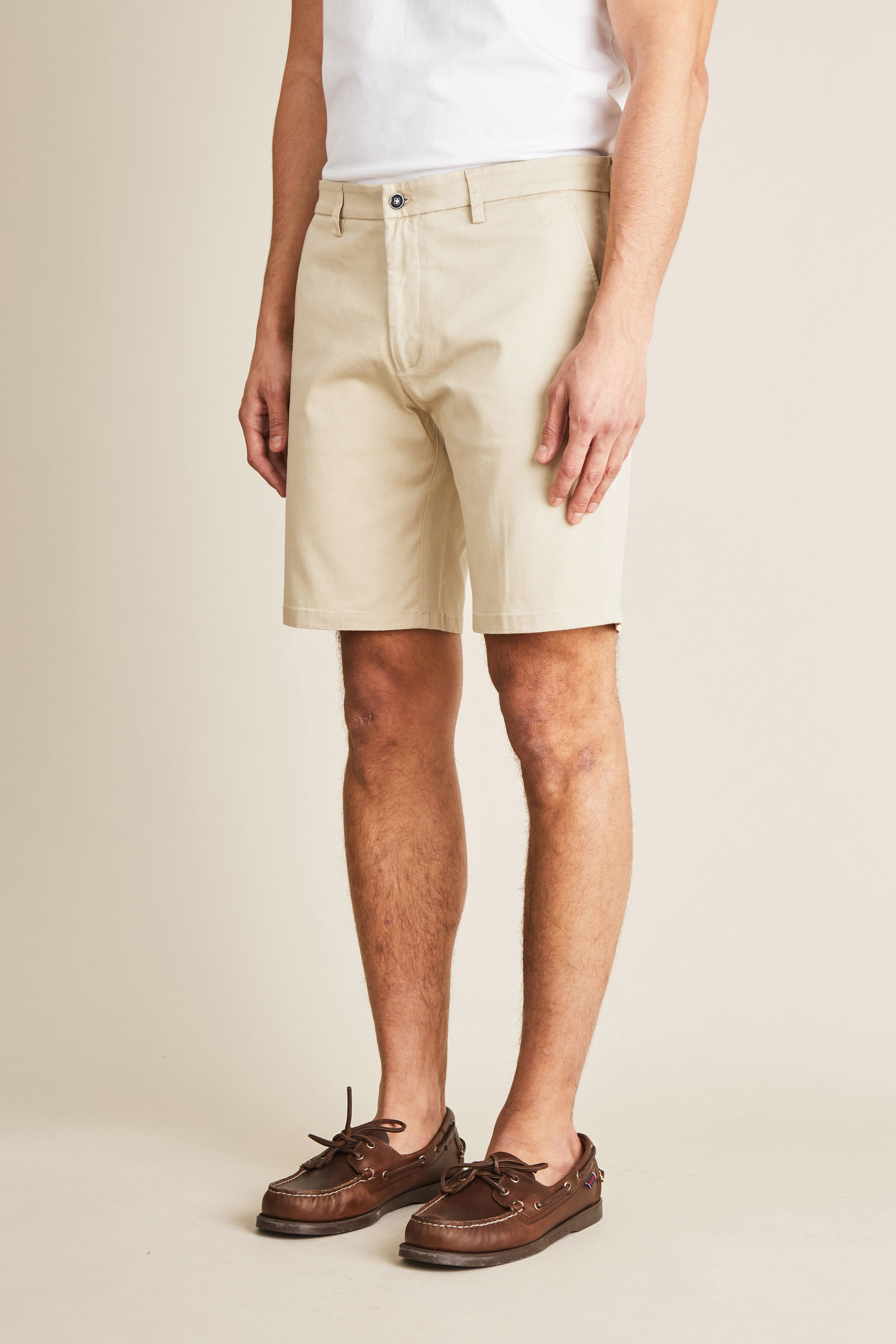 le-pantalon-bermuda-fm-lpb-2-short-beige-clair-coton image 5