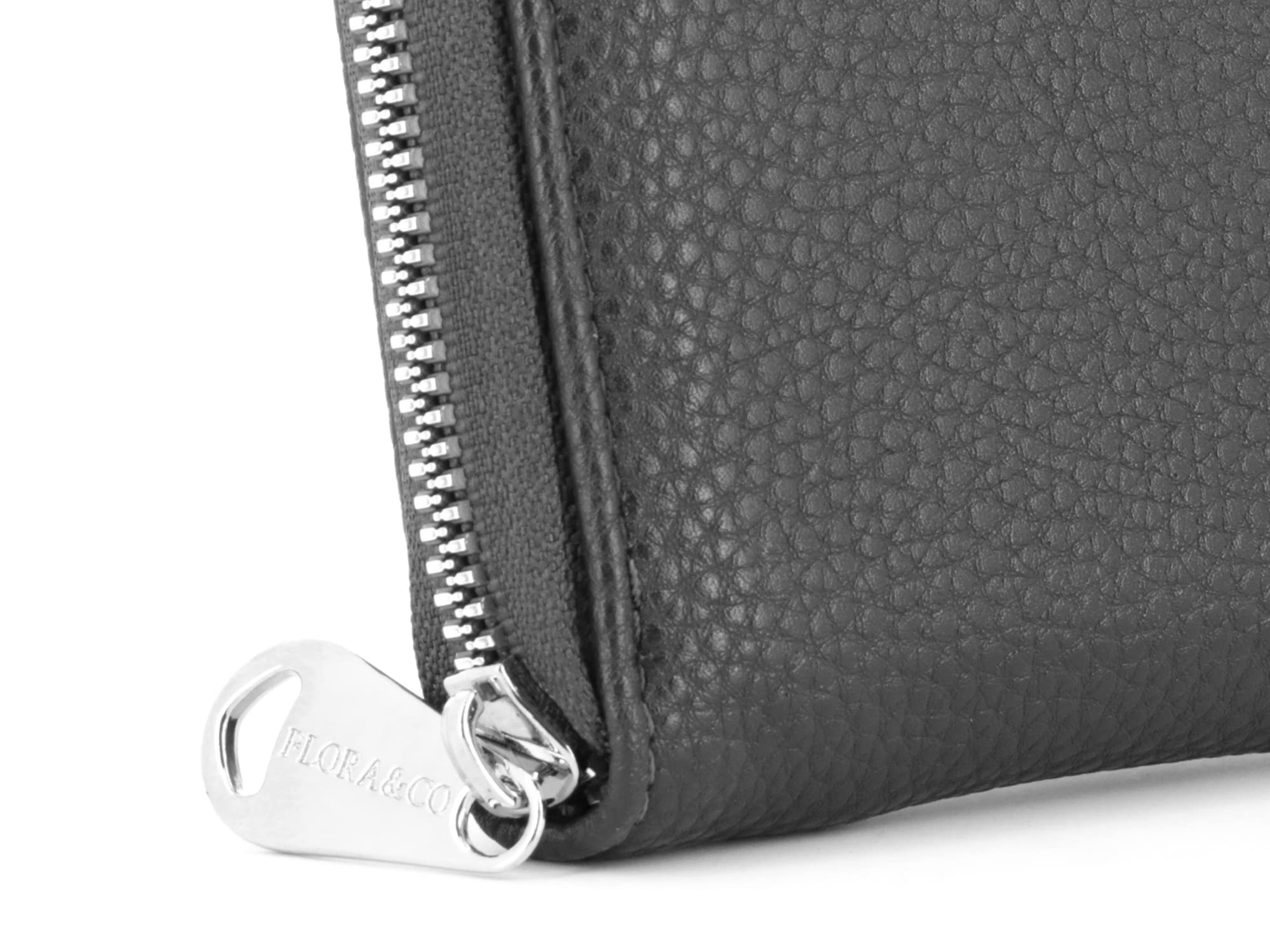 flora-co-porte-feuille-portefeuille-femme-noir-grain image 7