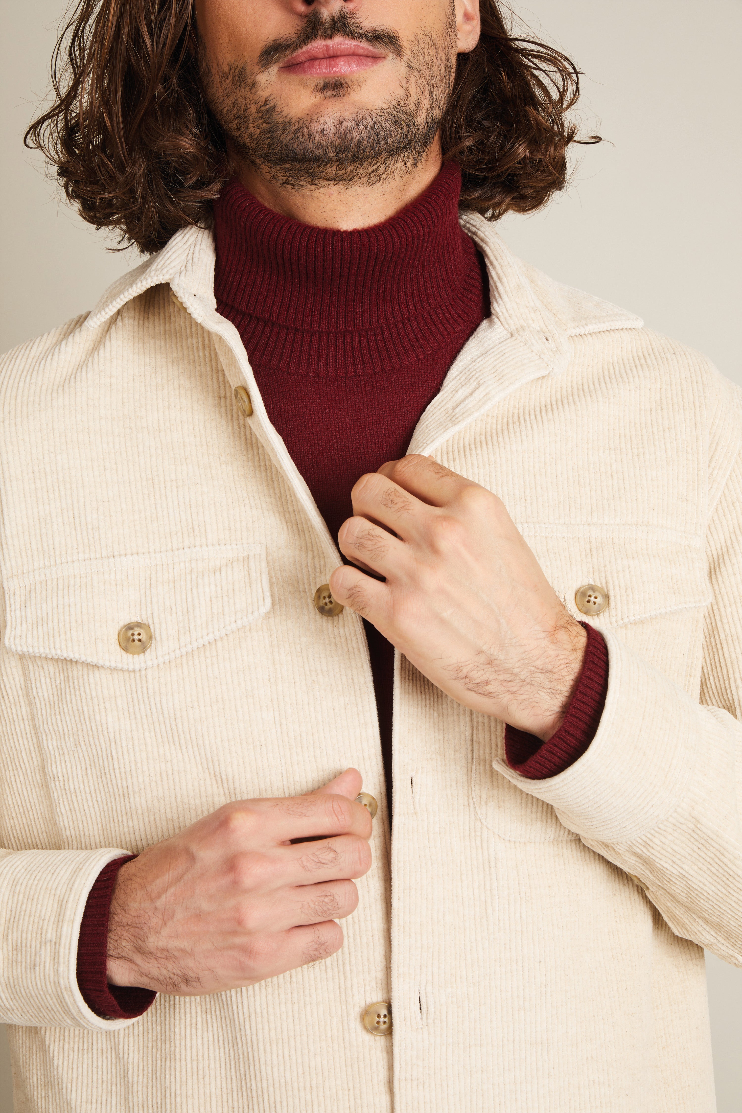 le-pantalon-overshirts-homme-surchemise-cru-velours image 3