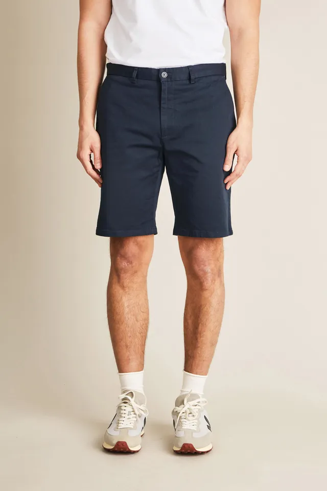le-pantalon-bermudas-fm-lpb-1-short-bleu-marine-coton image 1