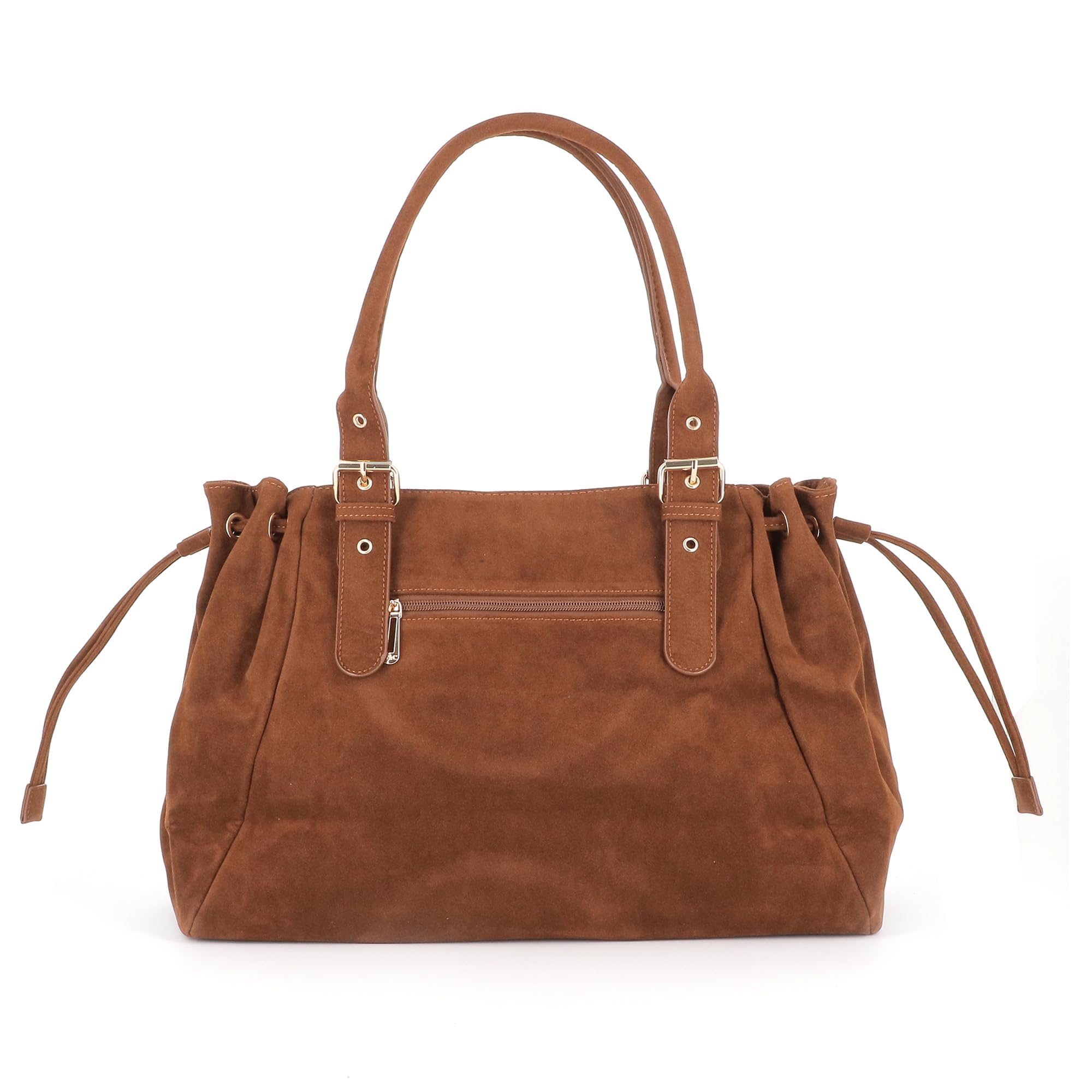flora-co-sac-cabas-bowling-camel-daim-fourre-tout-a4 image 5