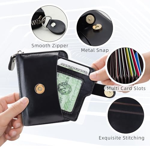 adistylinno-men-s-wallet-porte-cartes-zip-9-cartes-homme image 8