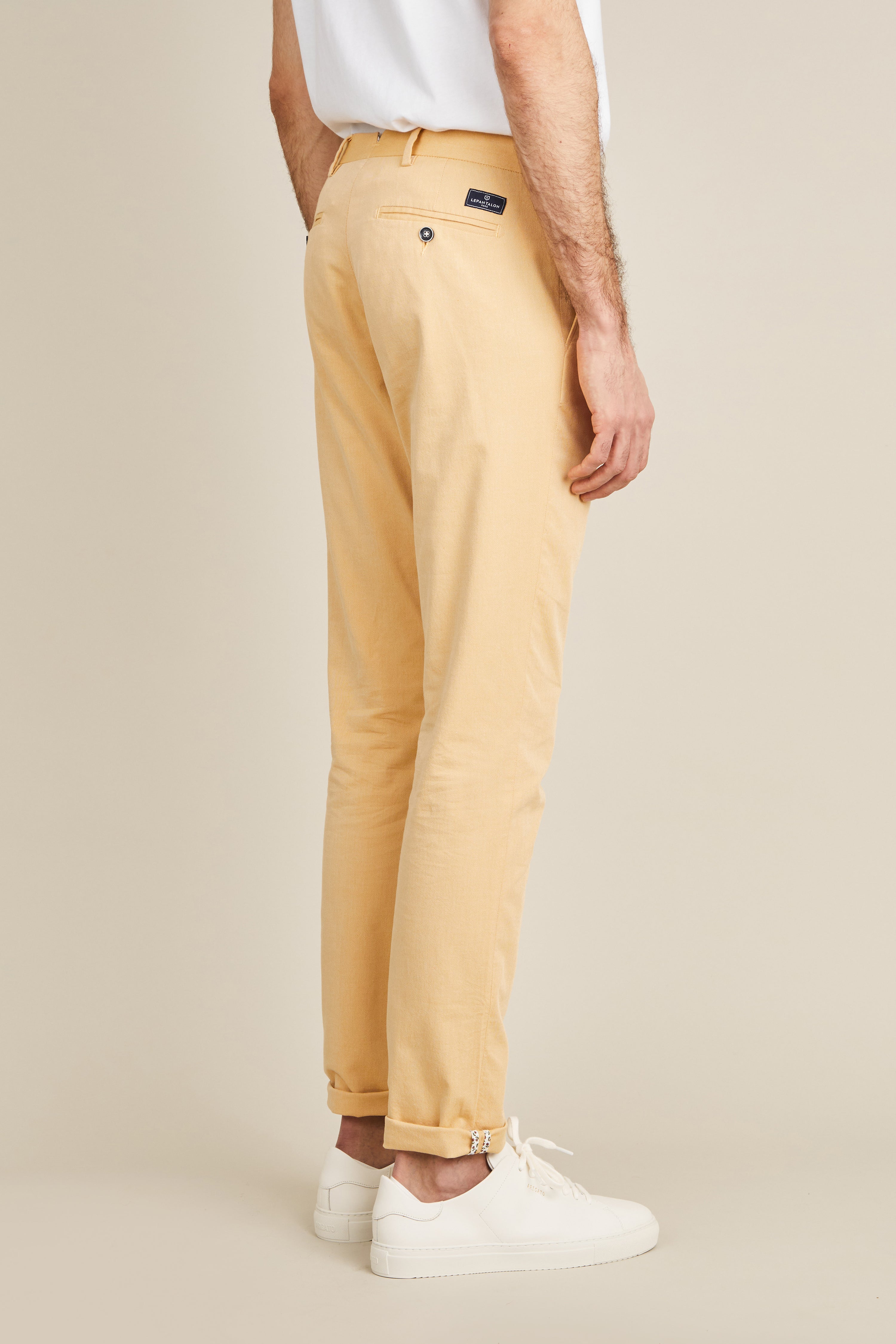le-pantalon-chino-a-rien-miel-pantalon-chino-coton-l-ger image 5
