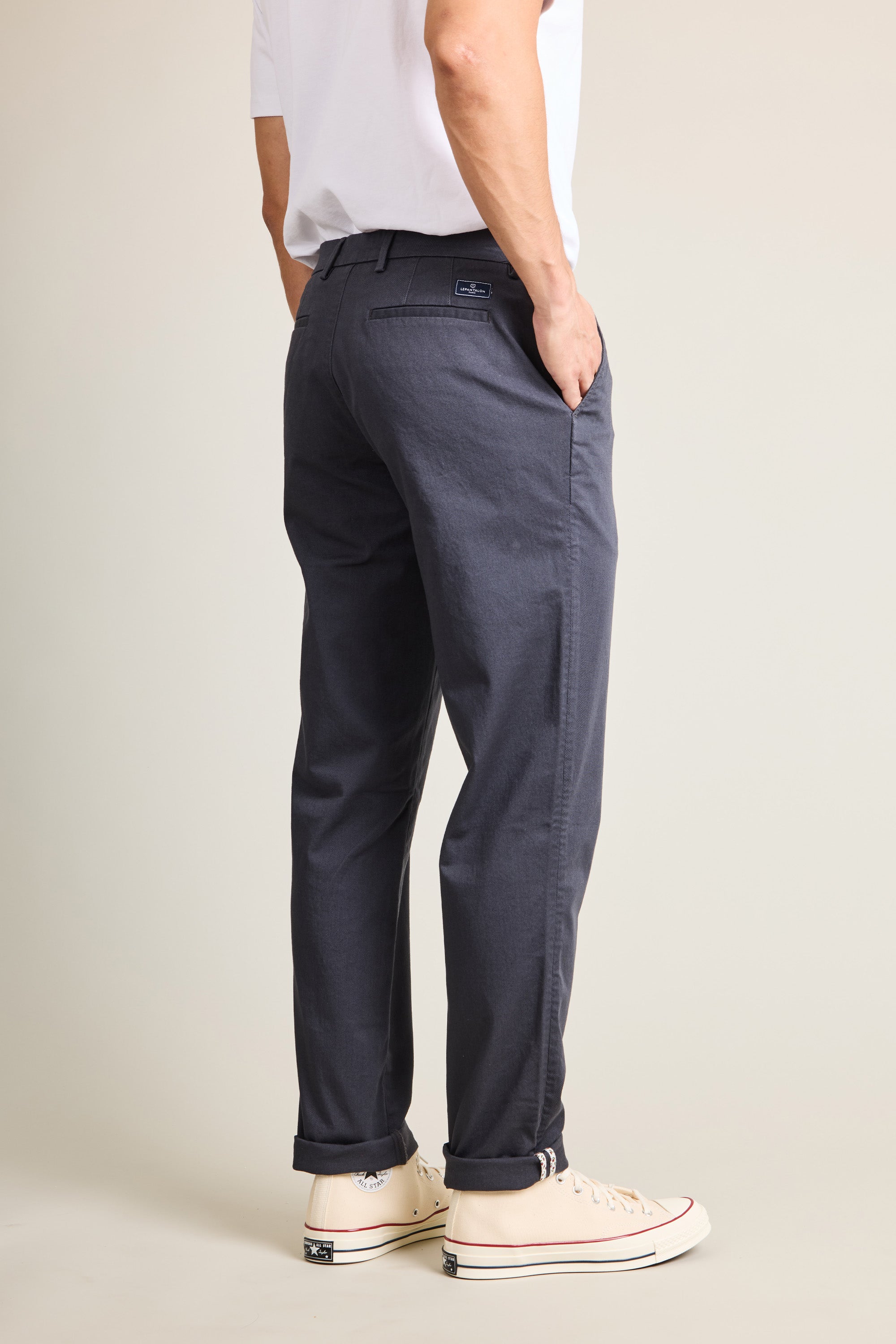 le-pantalon-chino-easy-carotte-gris-anthracite-chino image 5