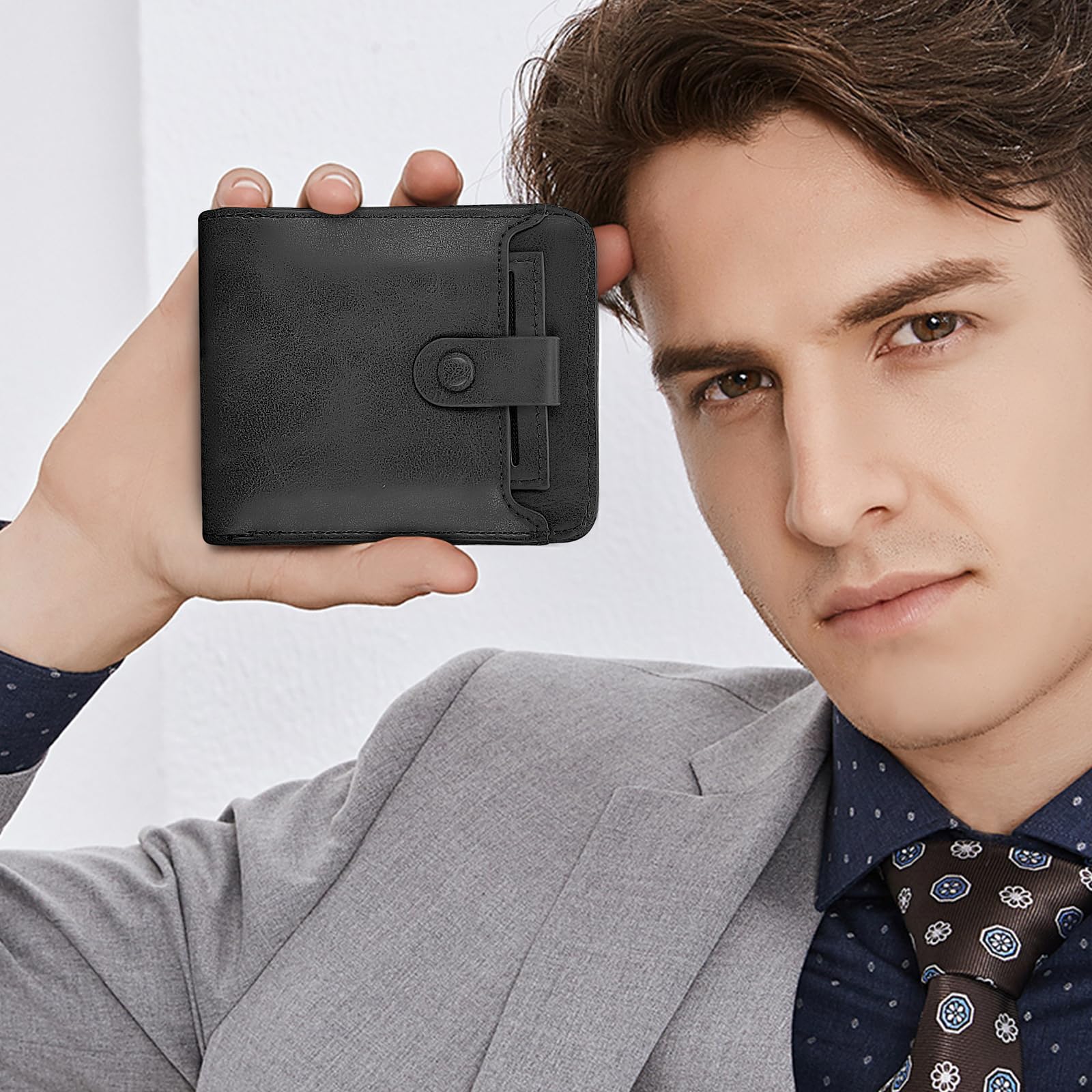 adistylinno-wallet-portefeuille-homme-cuir-pu-vintage-compact image 7