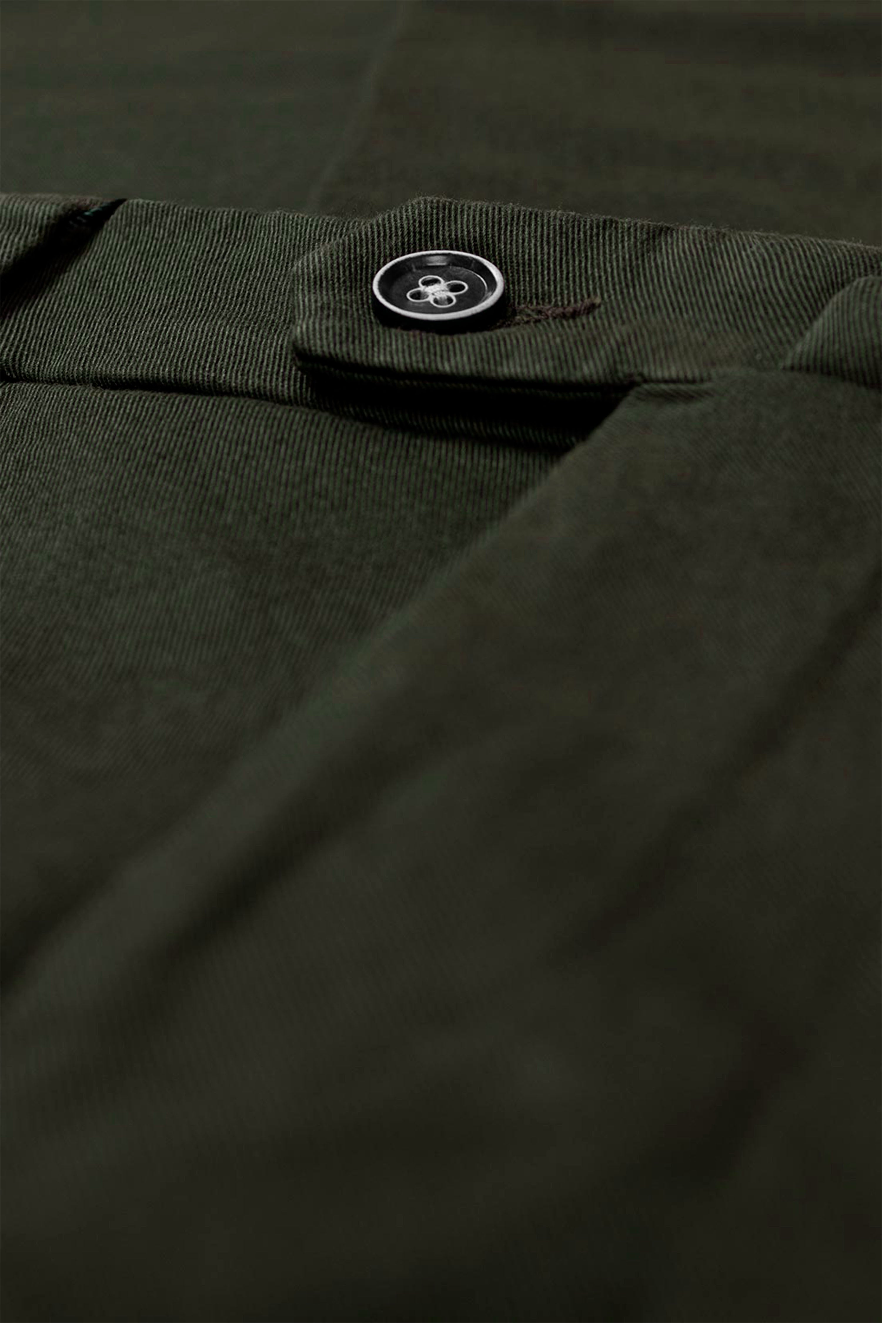 le-pantalon-chinos-homme-chino-vert-sapin-coton-semi-slim image 2