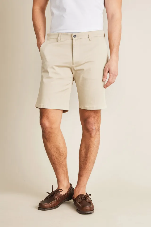 le-pantalon-bermuda-fm-lpb-2-short-beige-clair-coton image 1