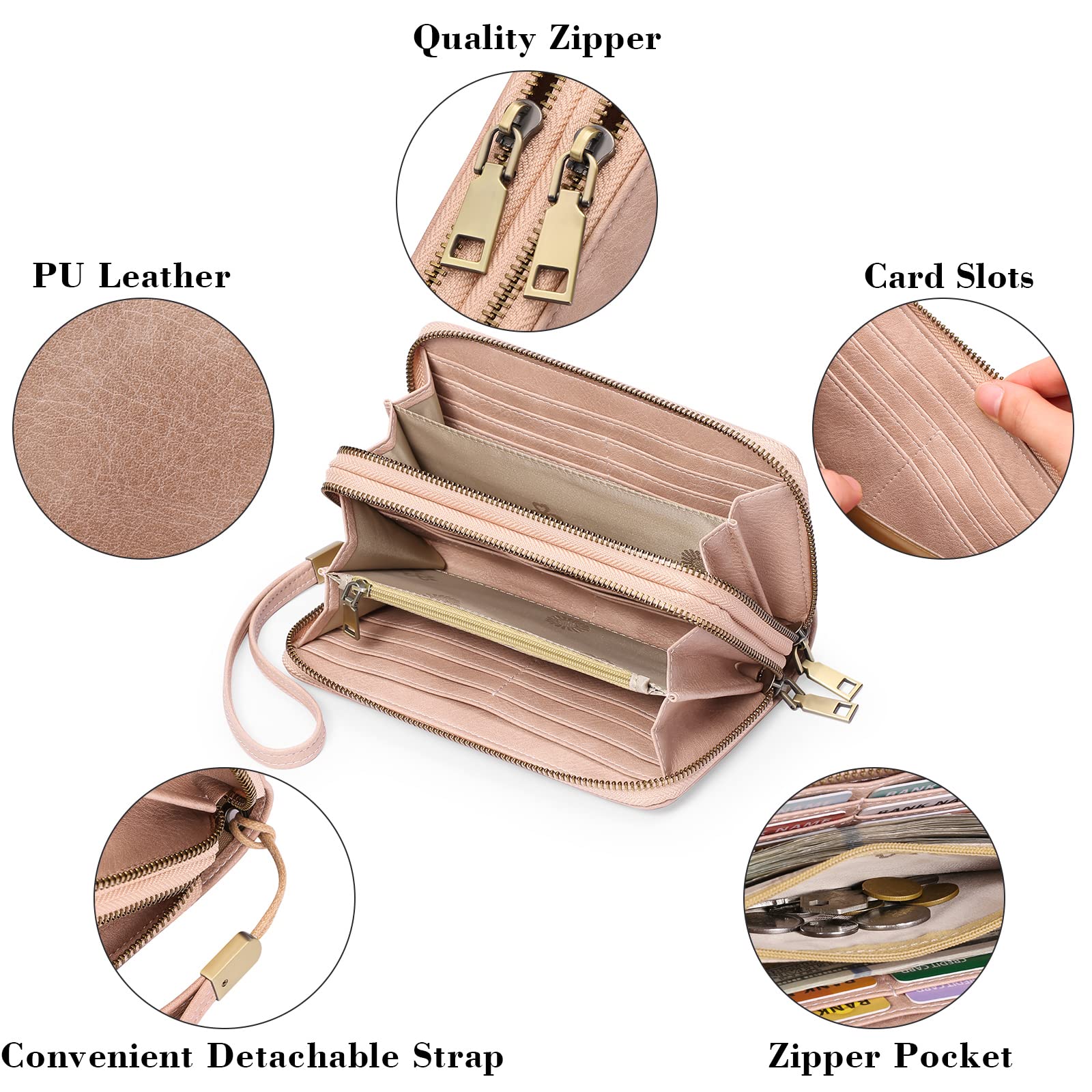 gaekeao-large-wallet-a10-retro-rose-portefeuille-cuir-rfid image 7