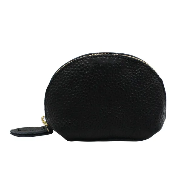 adistylinno-women-s-wallet-porte-monnaie-noir-demi-rond-zip image 1