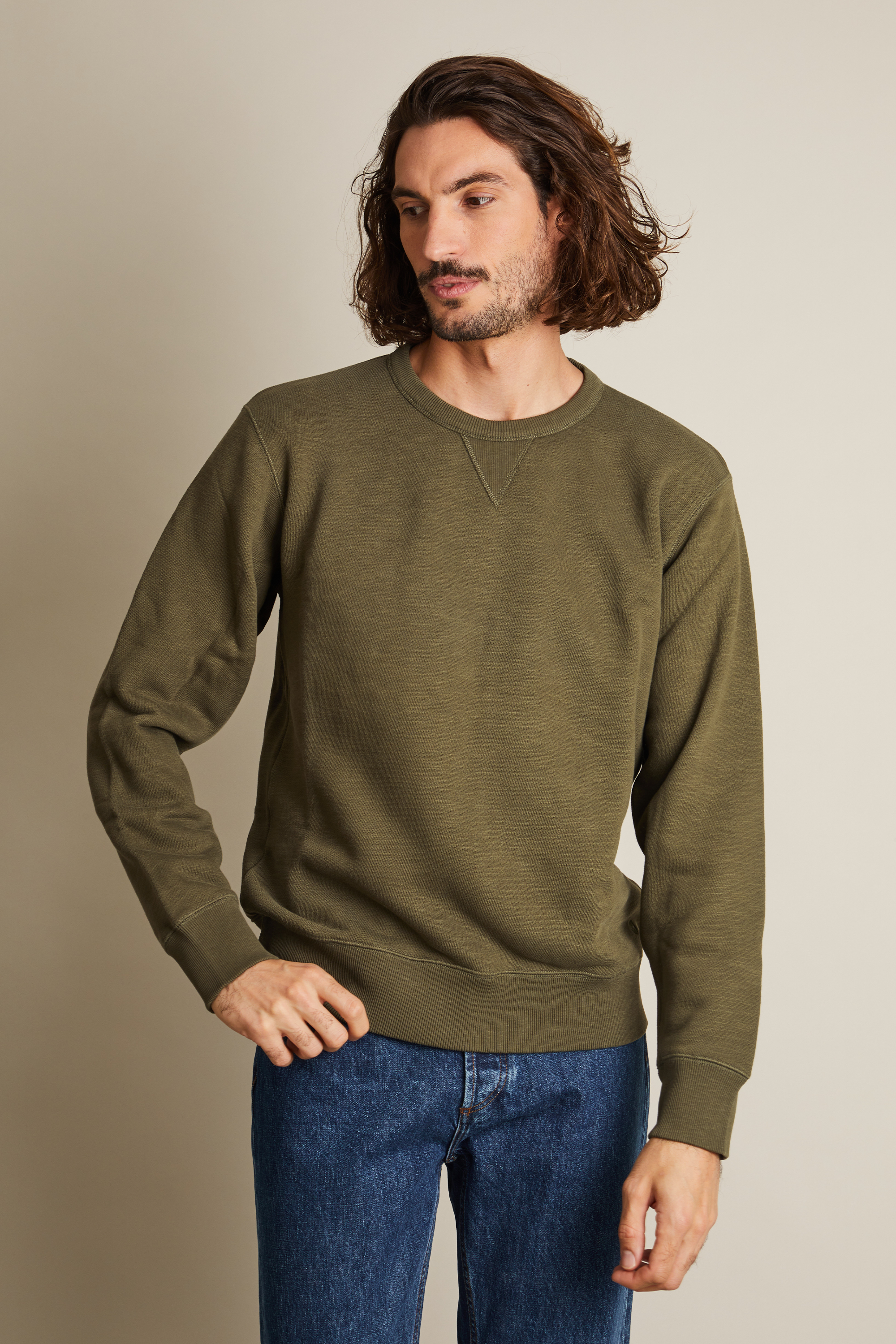 le-pantalon-sweats-homme-fm-lpsw-9-sweat-kaki-coton-bio image 7