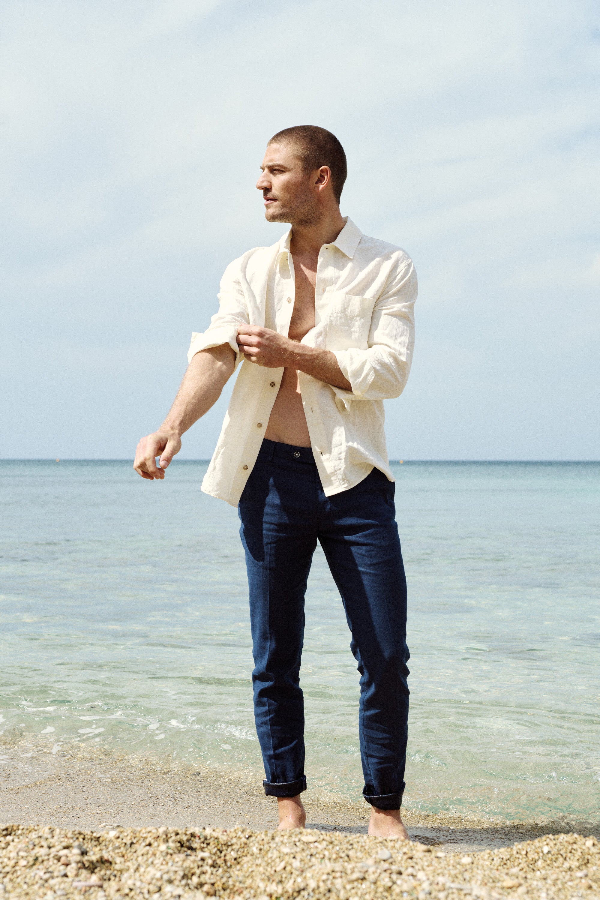 le-pantalon-chinos-homme-fm-lpcl-11-chino-bleu-marine-lin image 2