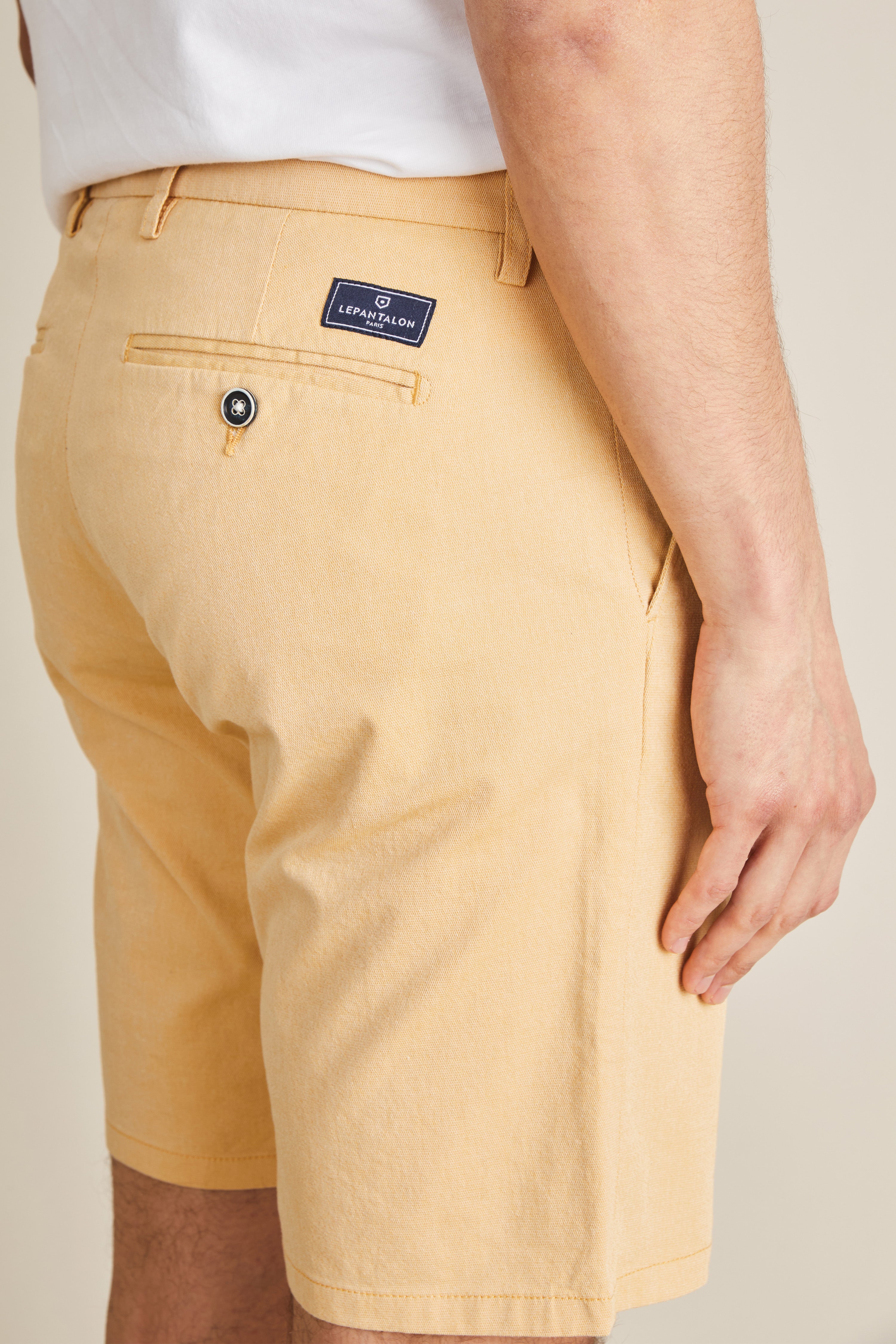 le-pantalon-bermudas-homme-bermuda-a-rien-miel-short-coton image 3