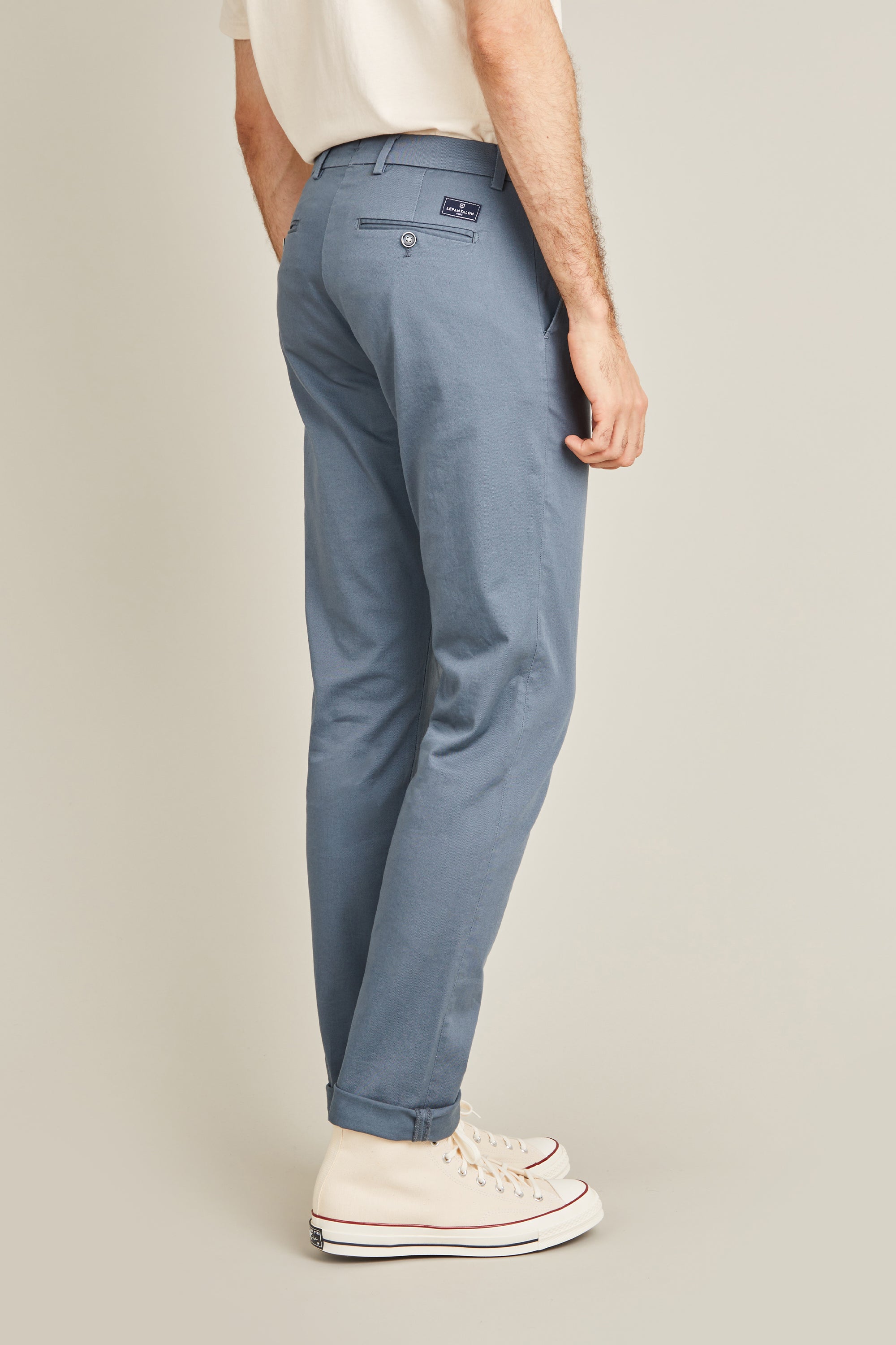 le-pantalon-chinos-homme-chino-bleu-jasmin-coton-semi-slim image 5