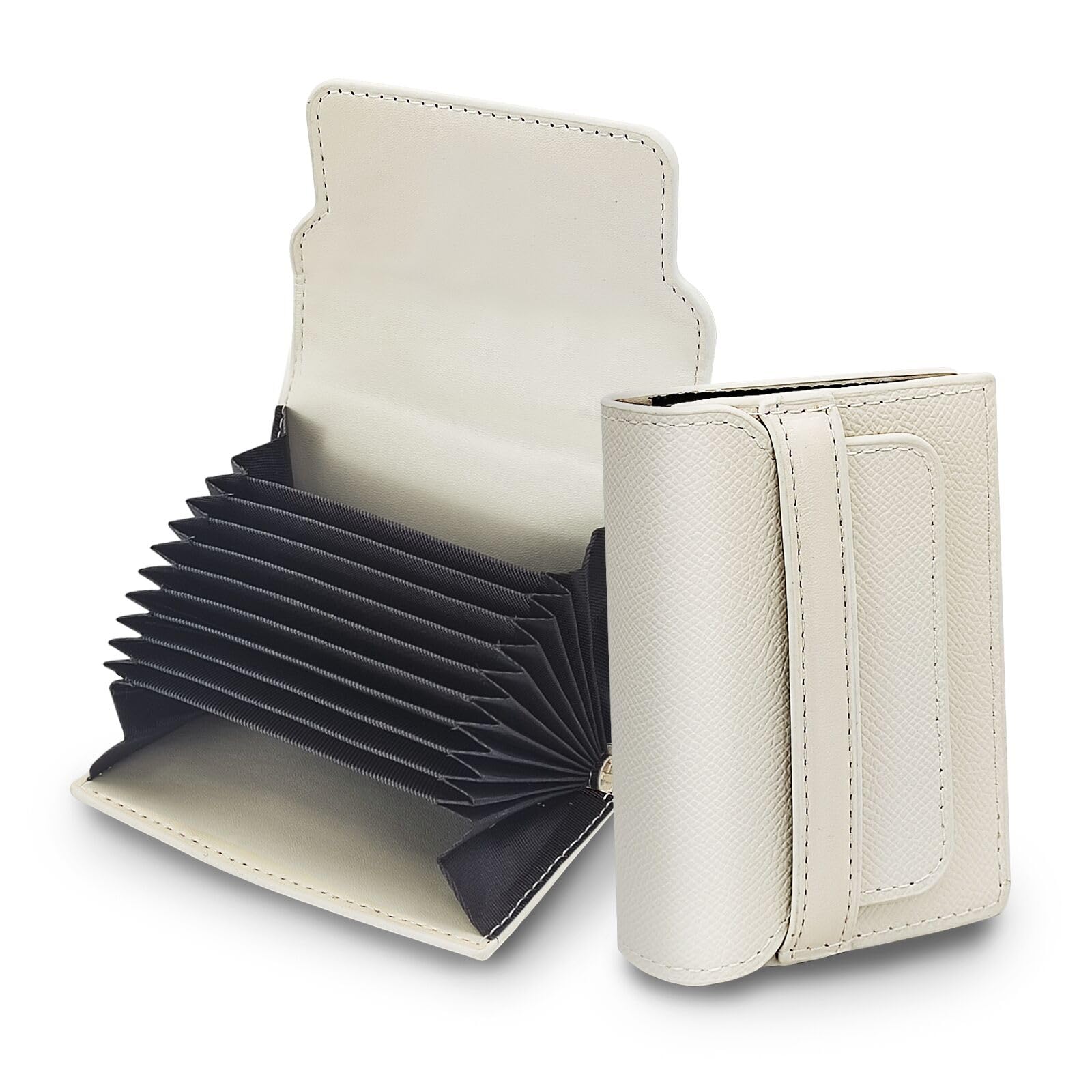 adistylinno-card-wallet-porte-cartes-femme-blanc-9-cartes image 1