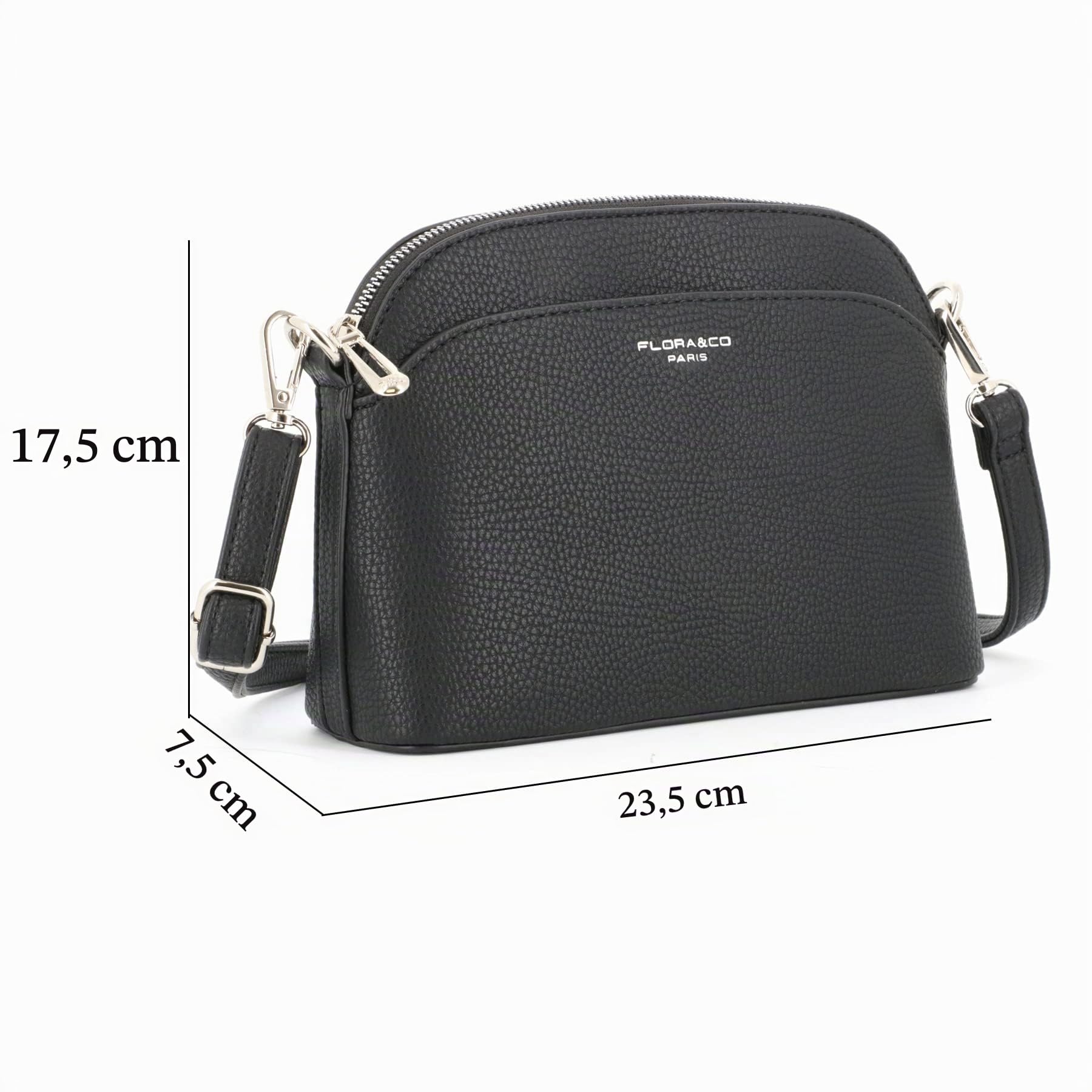 flora-co-sacs-bandouli-res-besace-noire-multi-poches image 3