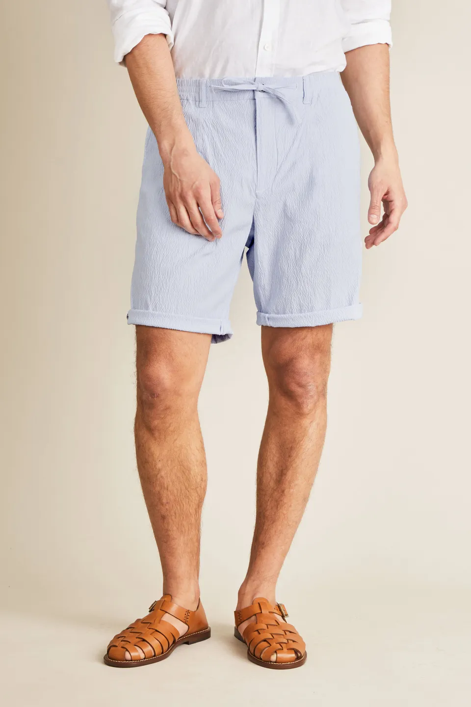 le-pantalon-bermudas-homme-fm-lpbse-2-bermuda-bleu-seersucker image 1