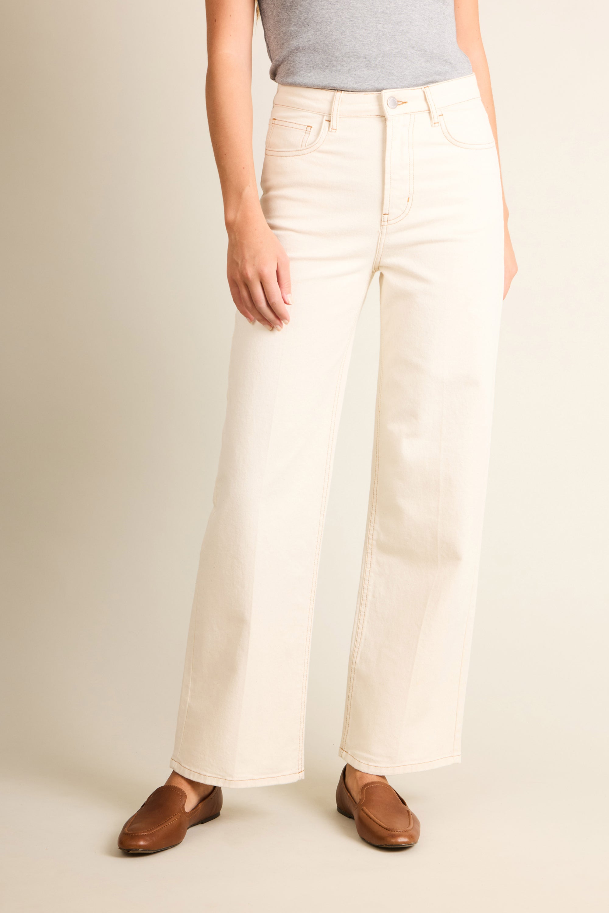 le-pantalon-flare-fm-lpwd-6-jean-cru-coton-stretch image 5