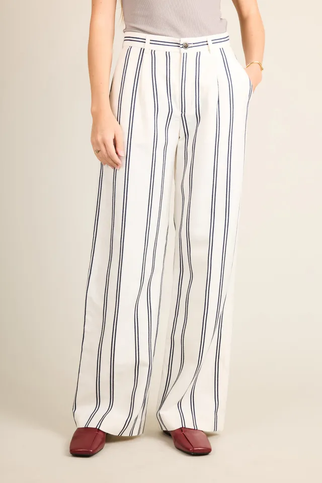 le-pantalon-pantalons-femme-palazzo-l-ger-pantalon-ray-lin image 1