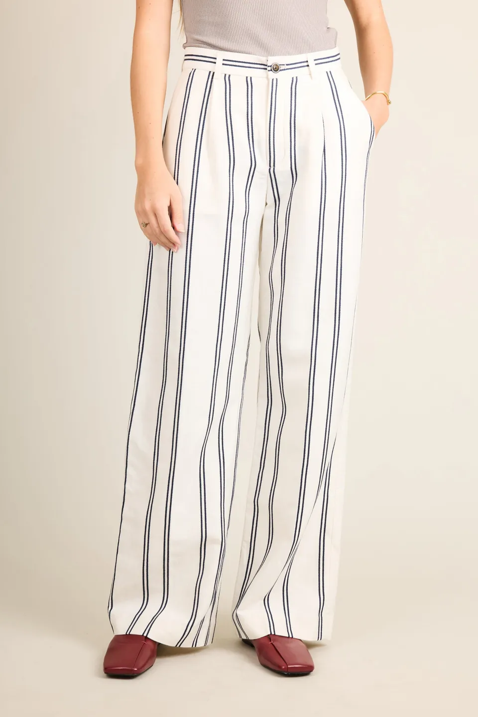 le-pantalon-pantalons-femme-palazzo-l-ger-pantalon-ray-lin image 1