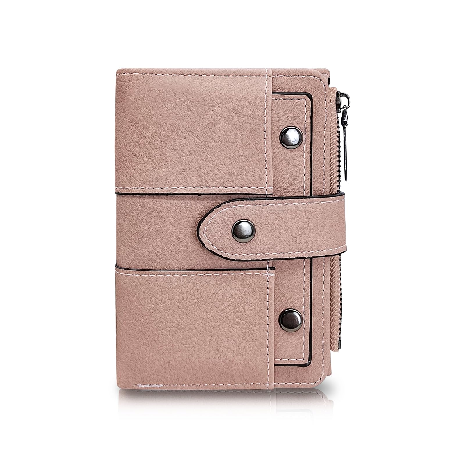 adistylinno-portefeuille-femme-noir-compact-zip-10-cartes image 7