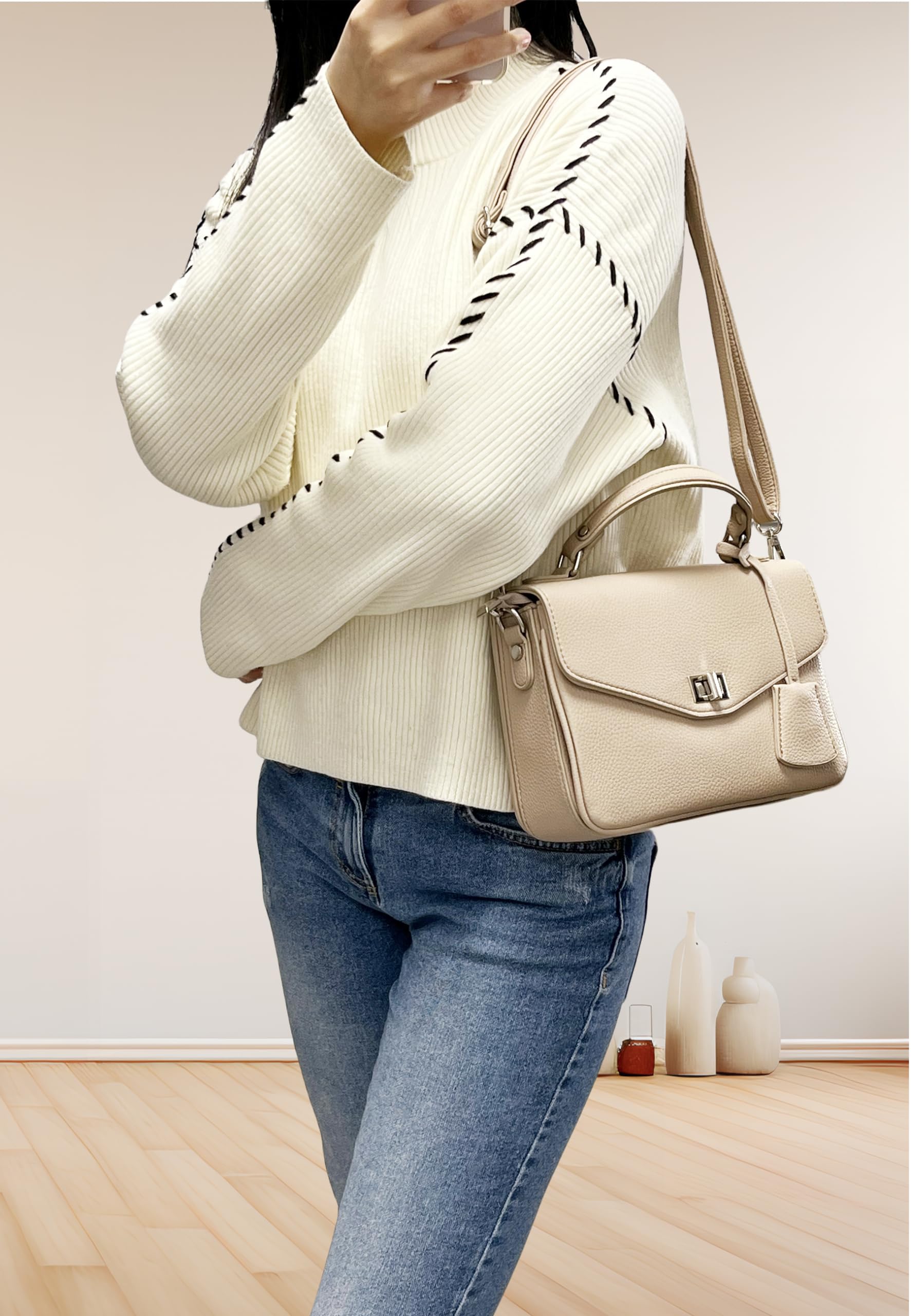 flora-co-sacs-main-tourniquet-sac-main-beige-grain image 2