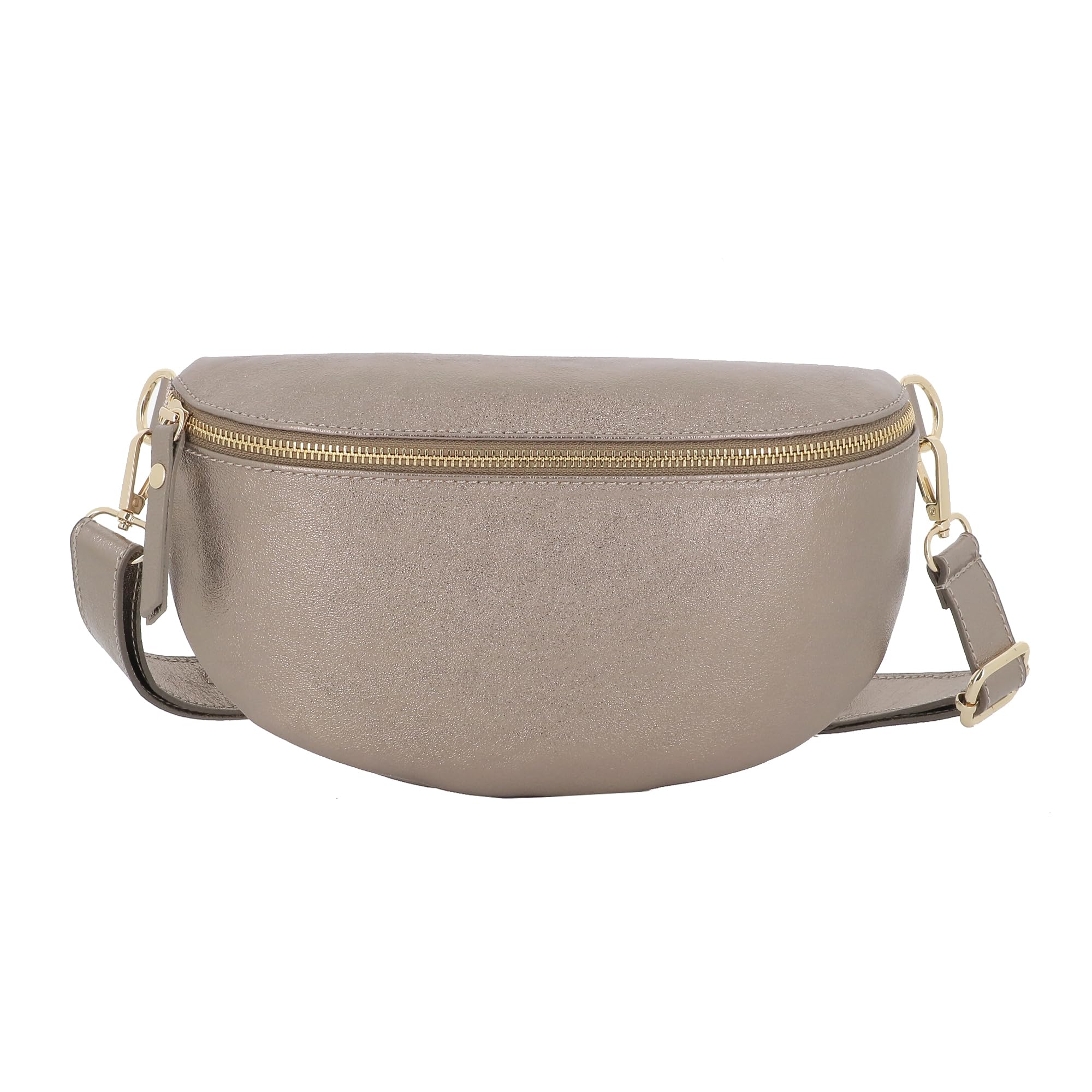 double-tree-sac-banane-cuir-iris-dor image 7
