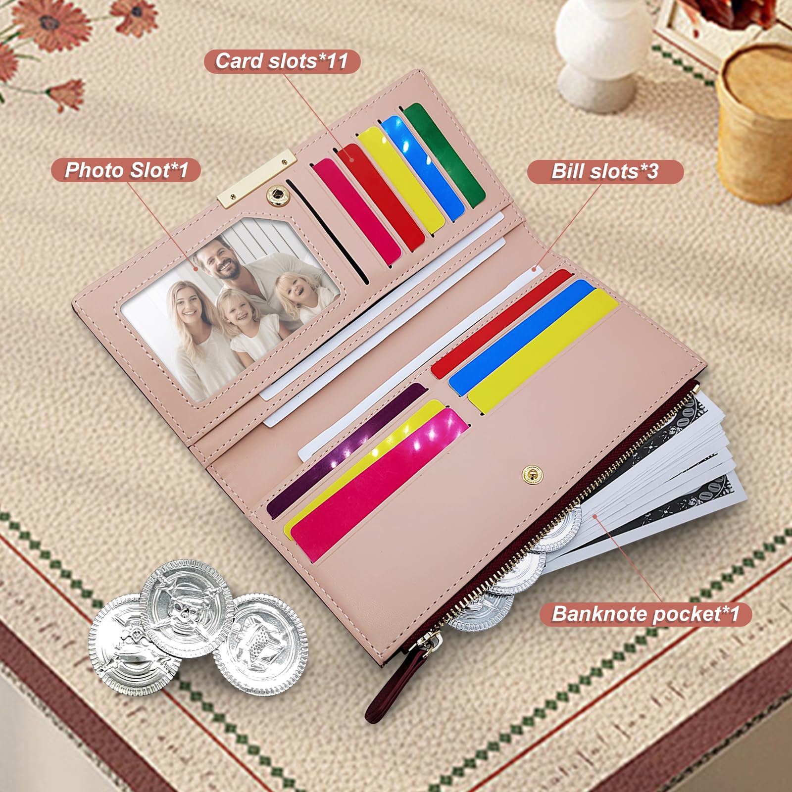 adistylinno-women-s-wallet-portefeuille-long-femme-cuir-pu-2 image 3