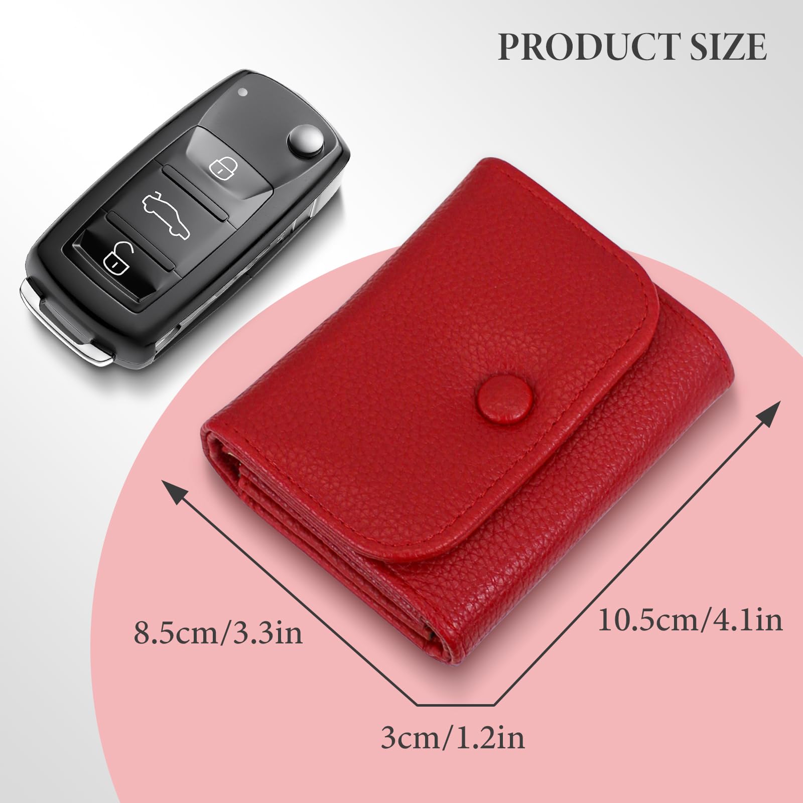 adistylinno-women-s-wallet-portefeuille-femme-rouge-cuir-synth-tique image 4