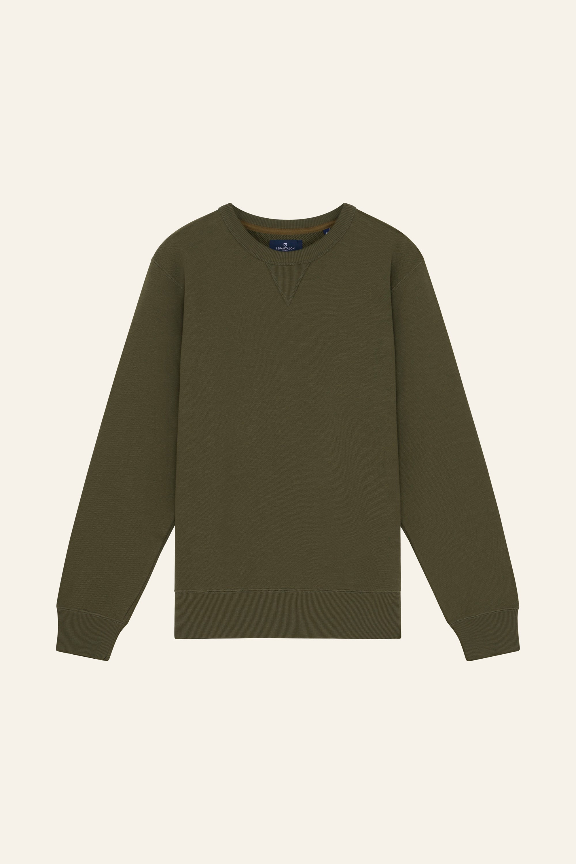 le-pantalon-sweats-homme-fm-lpsw-9-sweat-kaki-coton-bio image 1