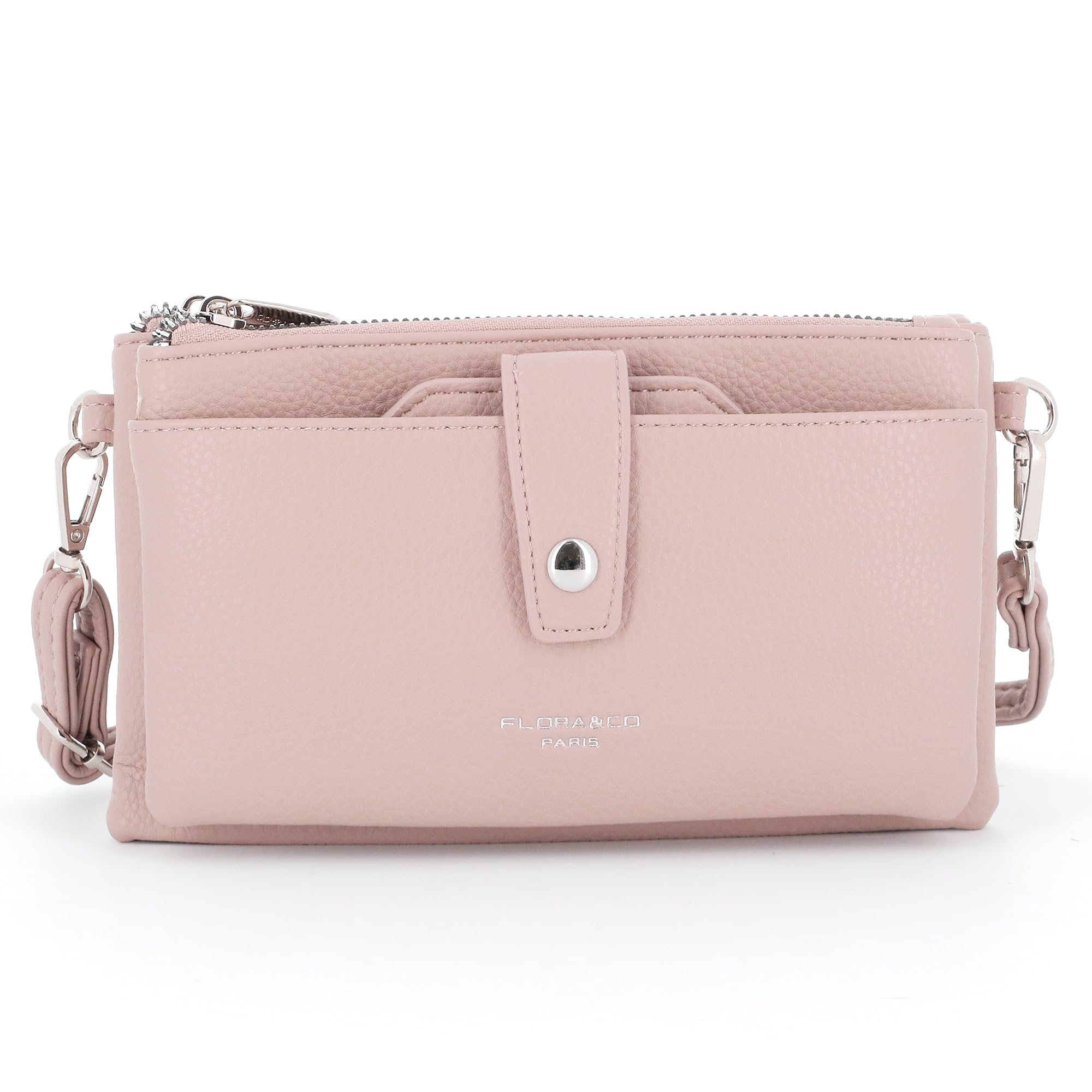 flora-co-pochettes-t-l-phones-pochette-rose-porte-cartes image 1