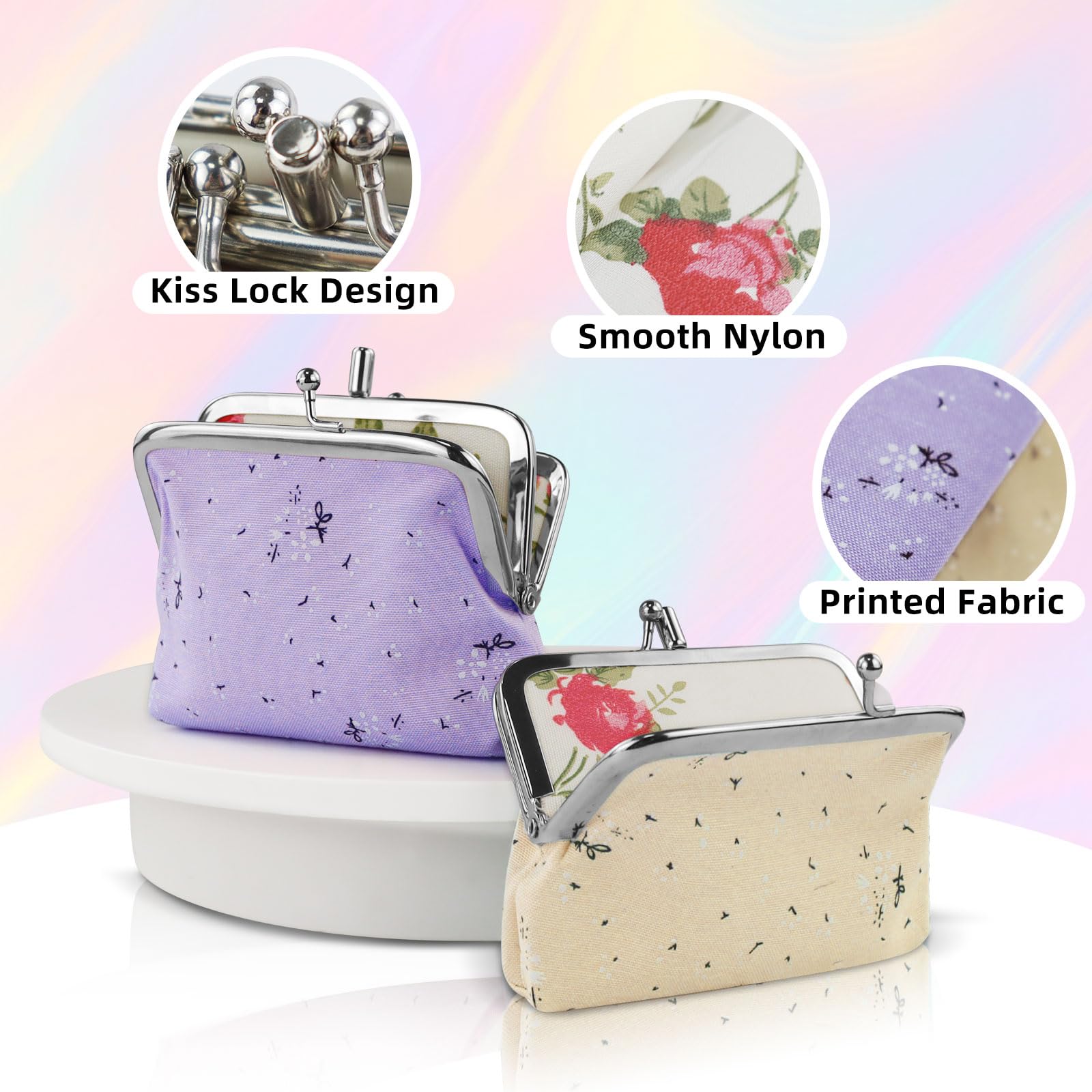 adistylinno-change-purse-porte-monnaie-violet-jaune-lot-2 image 3