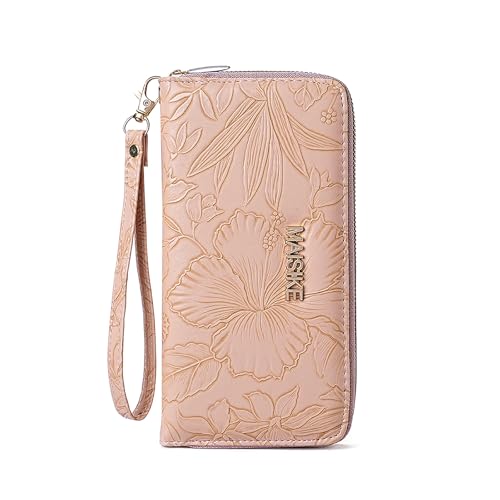 adistylinno-women-s-wallet-portefeuille-rose-dragonne-fleurs image 8
