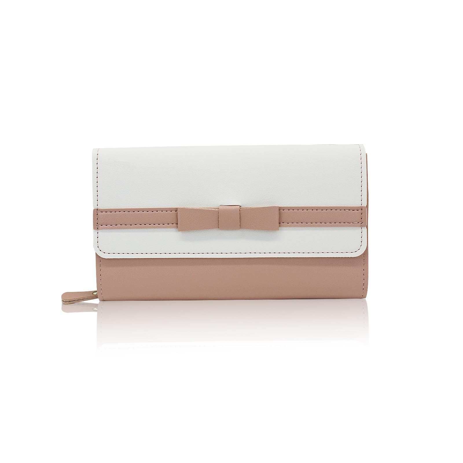 adistylinno-women-s-wallet-portefeuille-femme-long-n-ud-bleu image 1