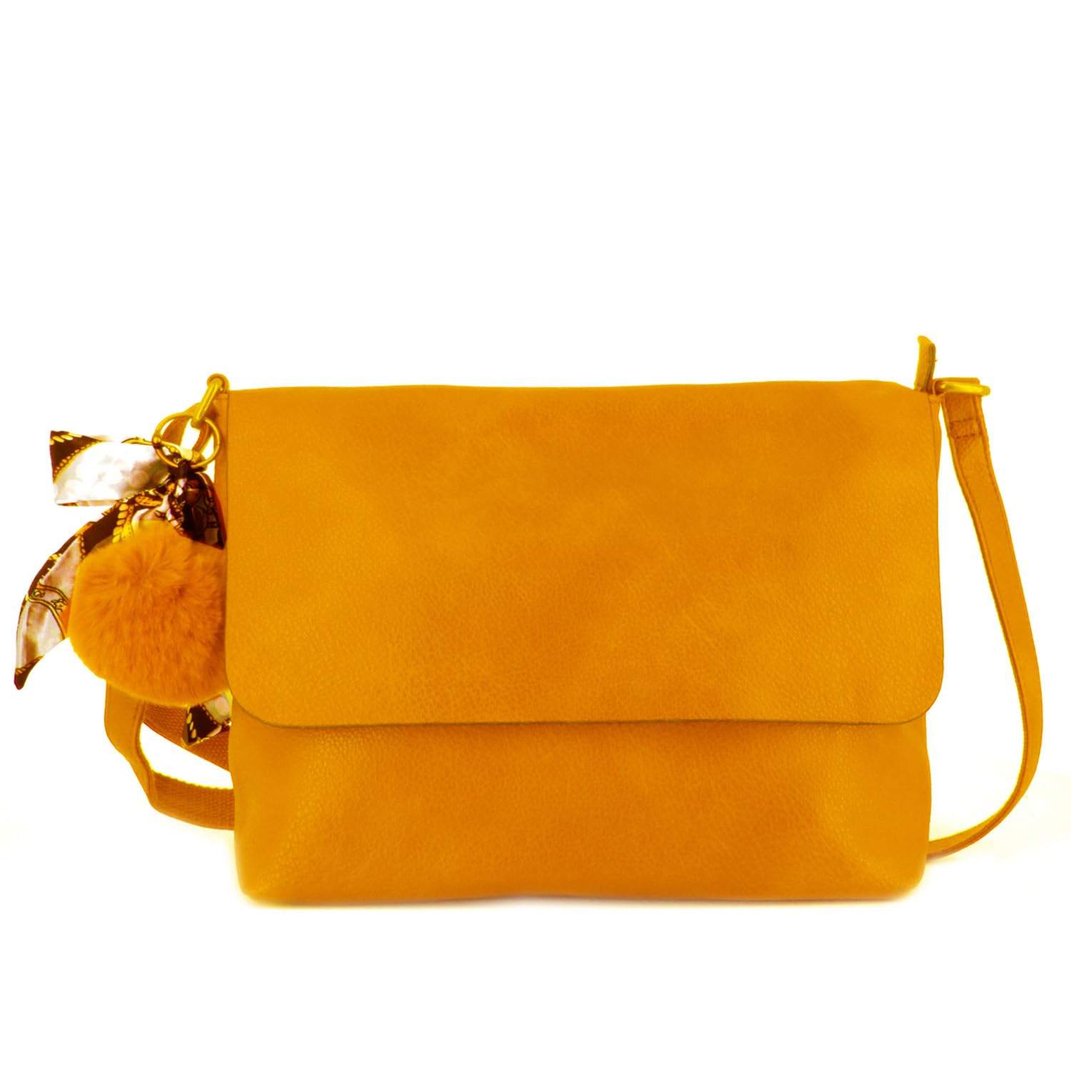 flora-co-sacs-bandouli-res-messenger-sac-bandouli-re-beige-pompon image 8