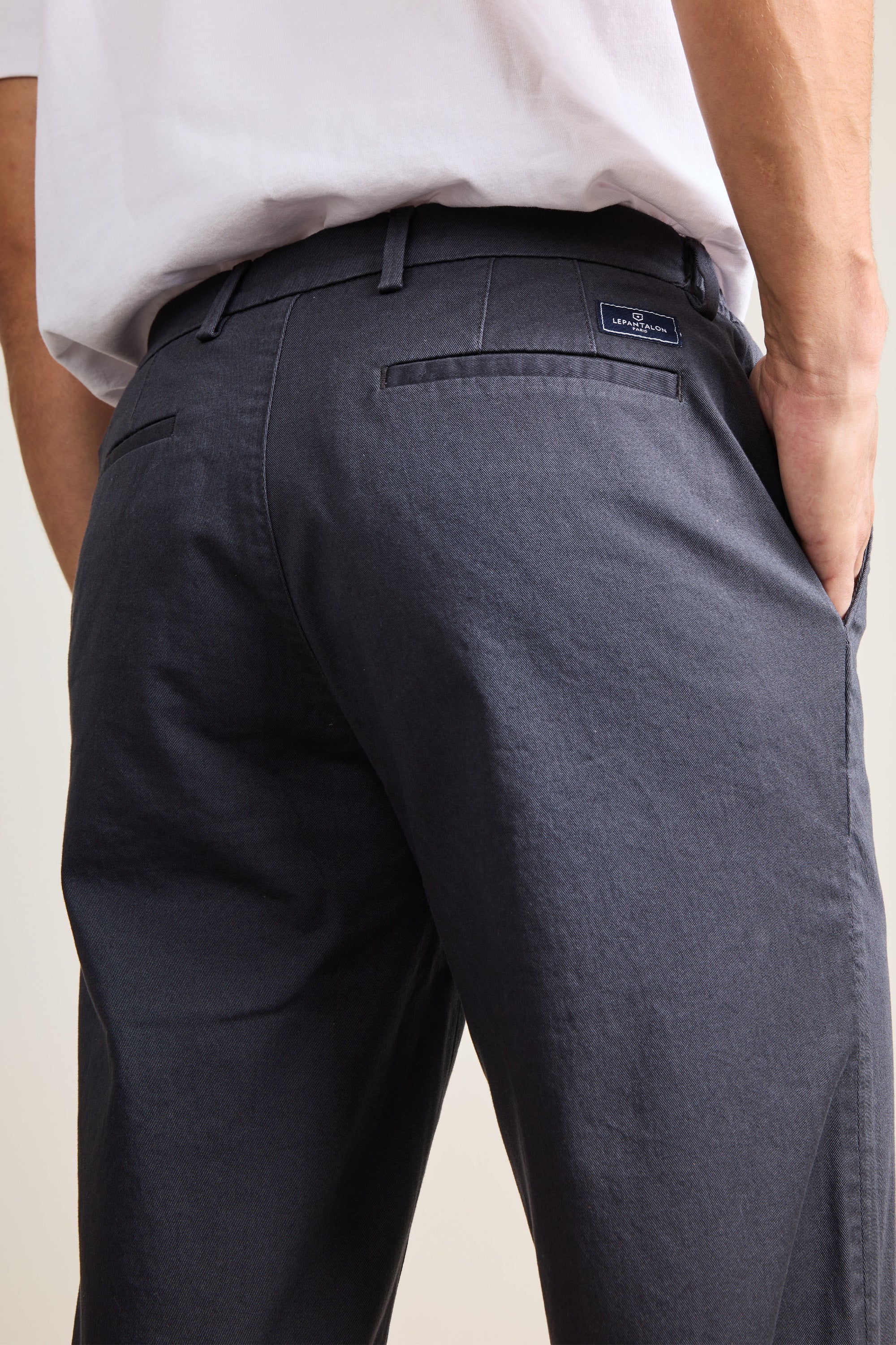 le-pantalon-chino-easy-carotte-gris-anthracite-chino image 6