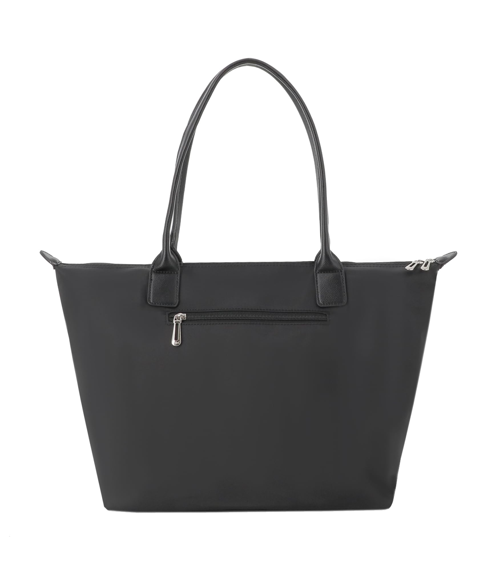 flora-co-cabas-tote-bag-nylon-noir-format-a4-l-ger image 4