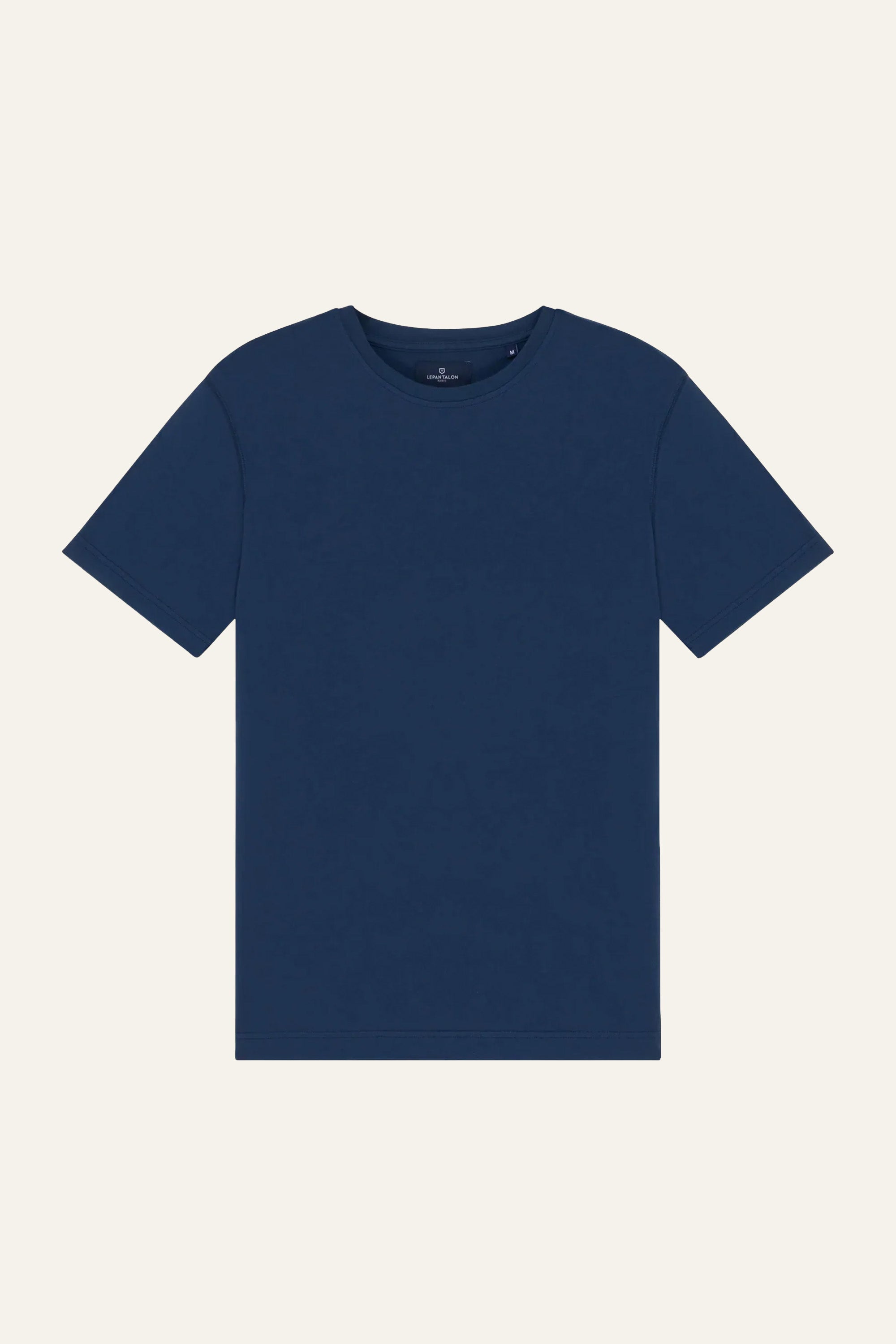 le-pantalon-t-shirts-homme-coton-lin-indigo-t-shirt-taille-m image 1