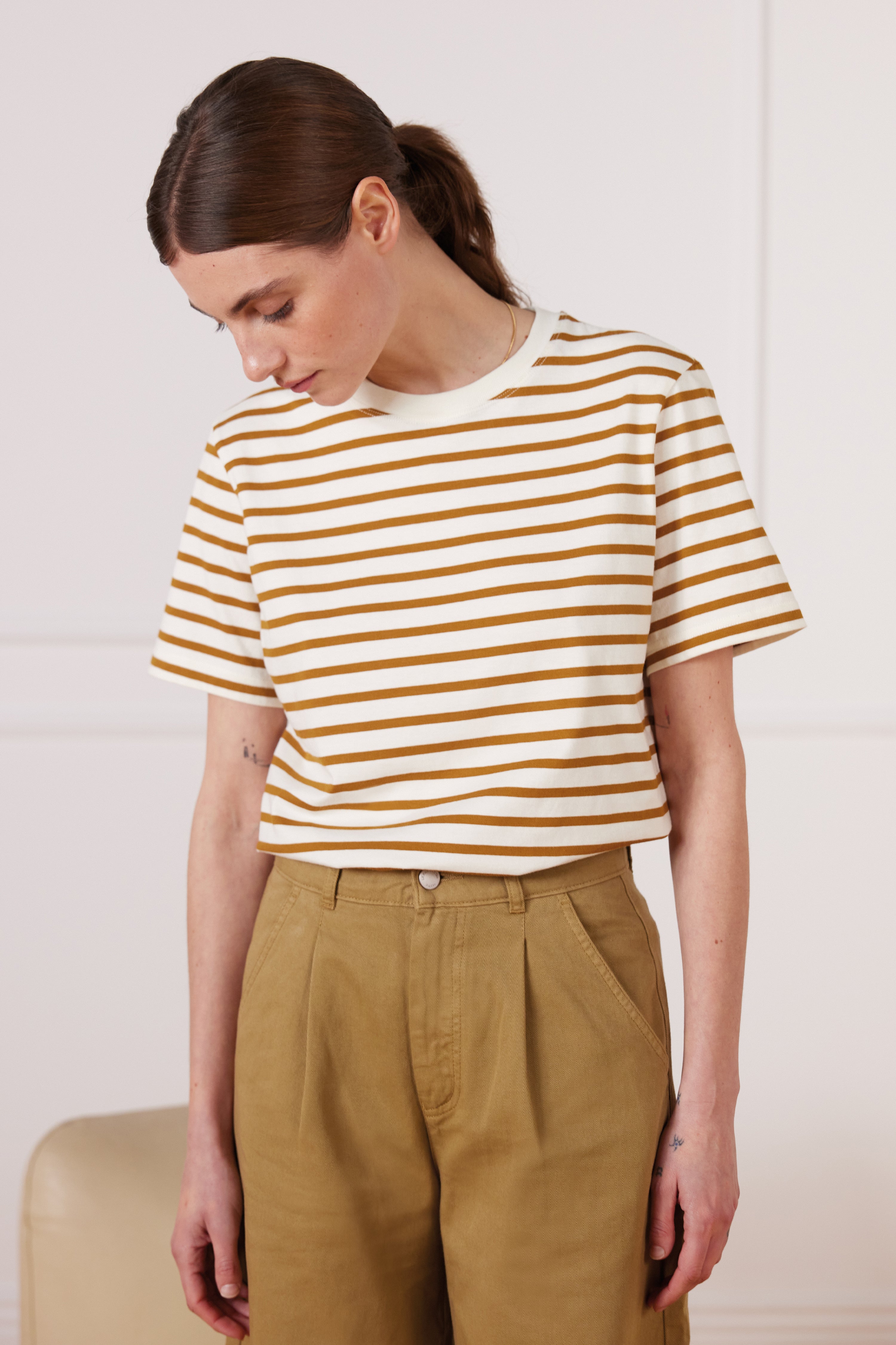le-pantalon-t-shirts-homme-tee-shirt-marini-re-camel-bio image 4
