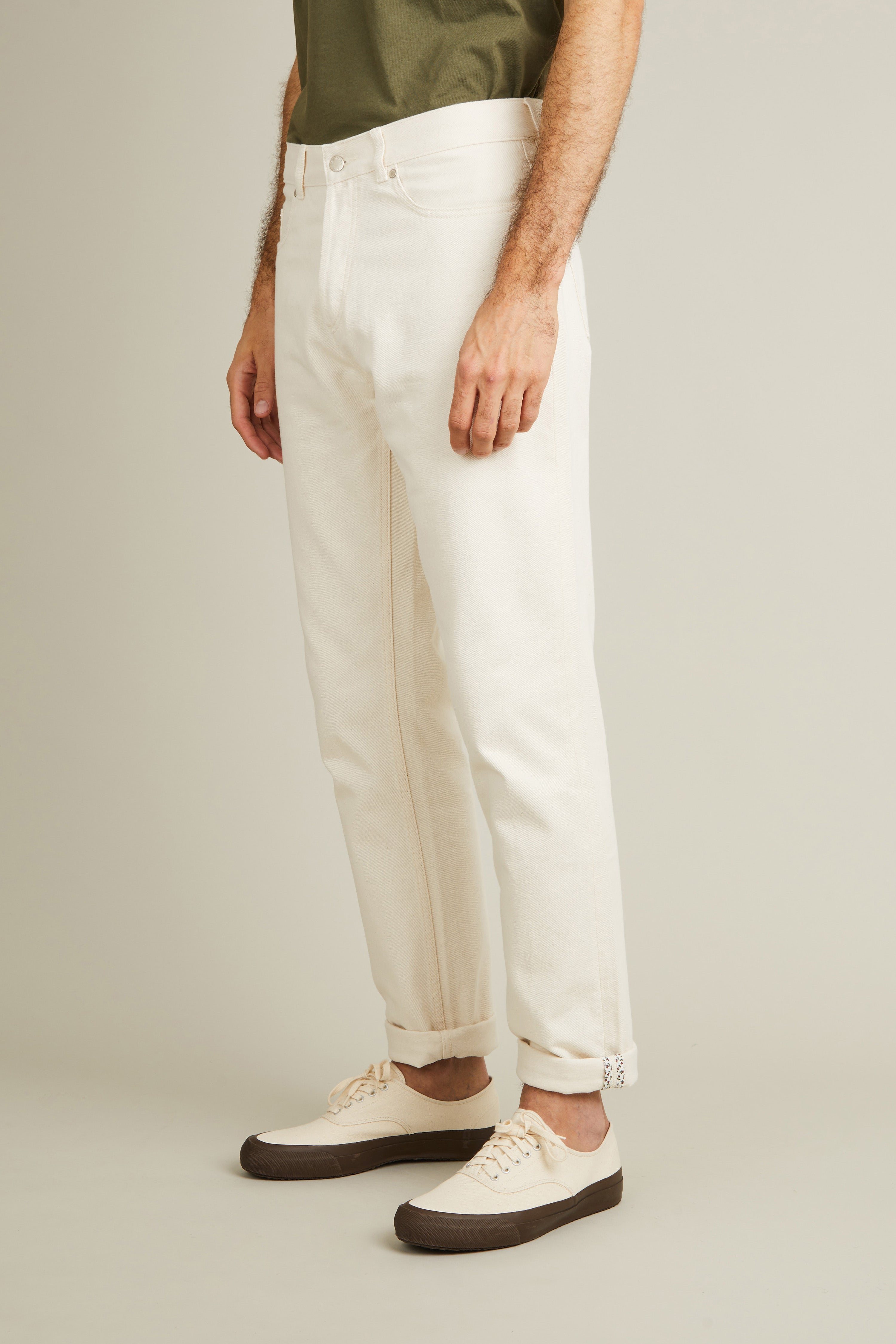 le-pantalon-jeans-homme-droit-cru-coton-bio image 5
